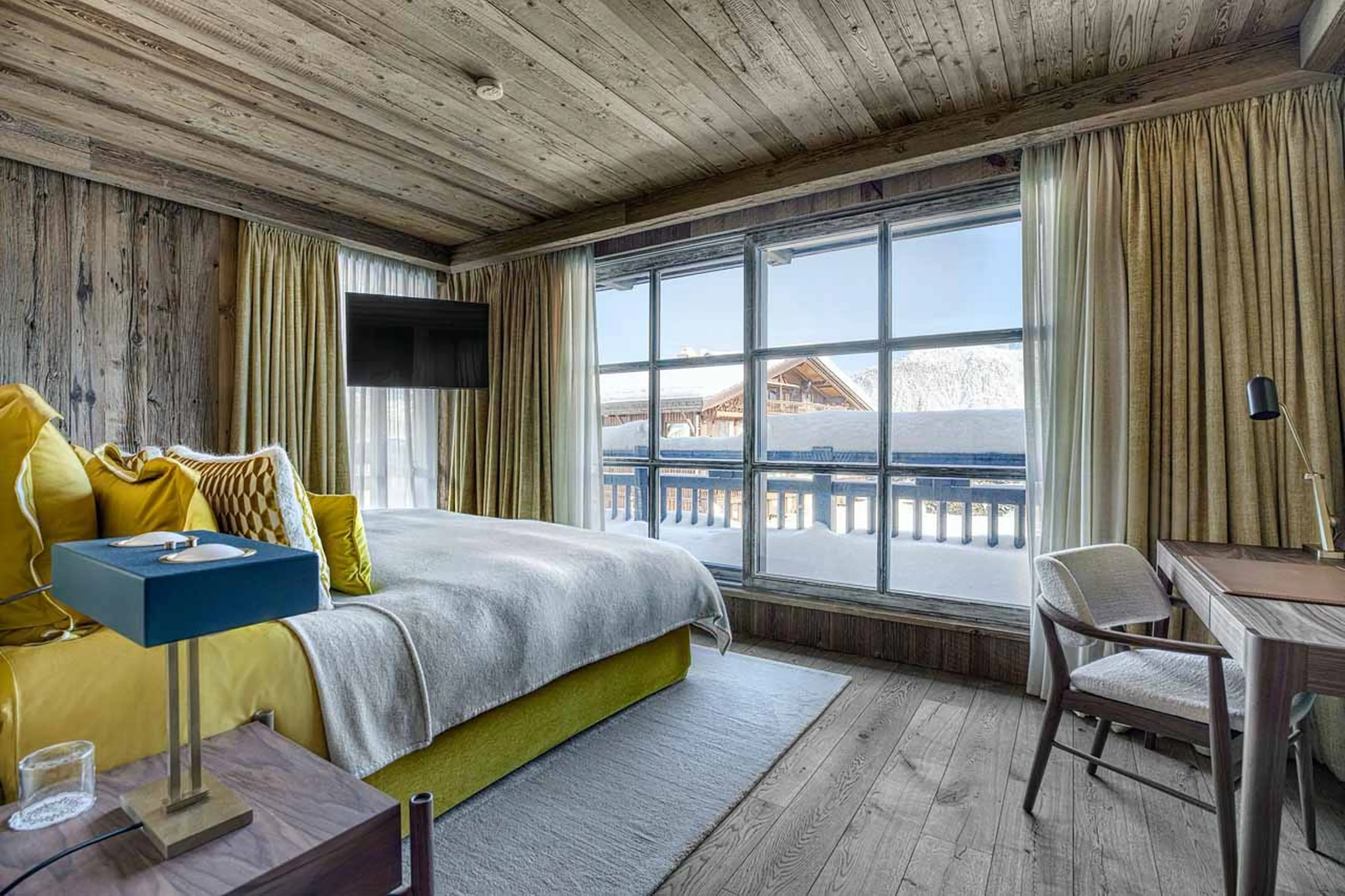 Bedroom three at Chalet Monet in Courchevel 1850