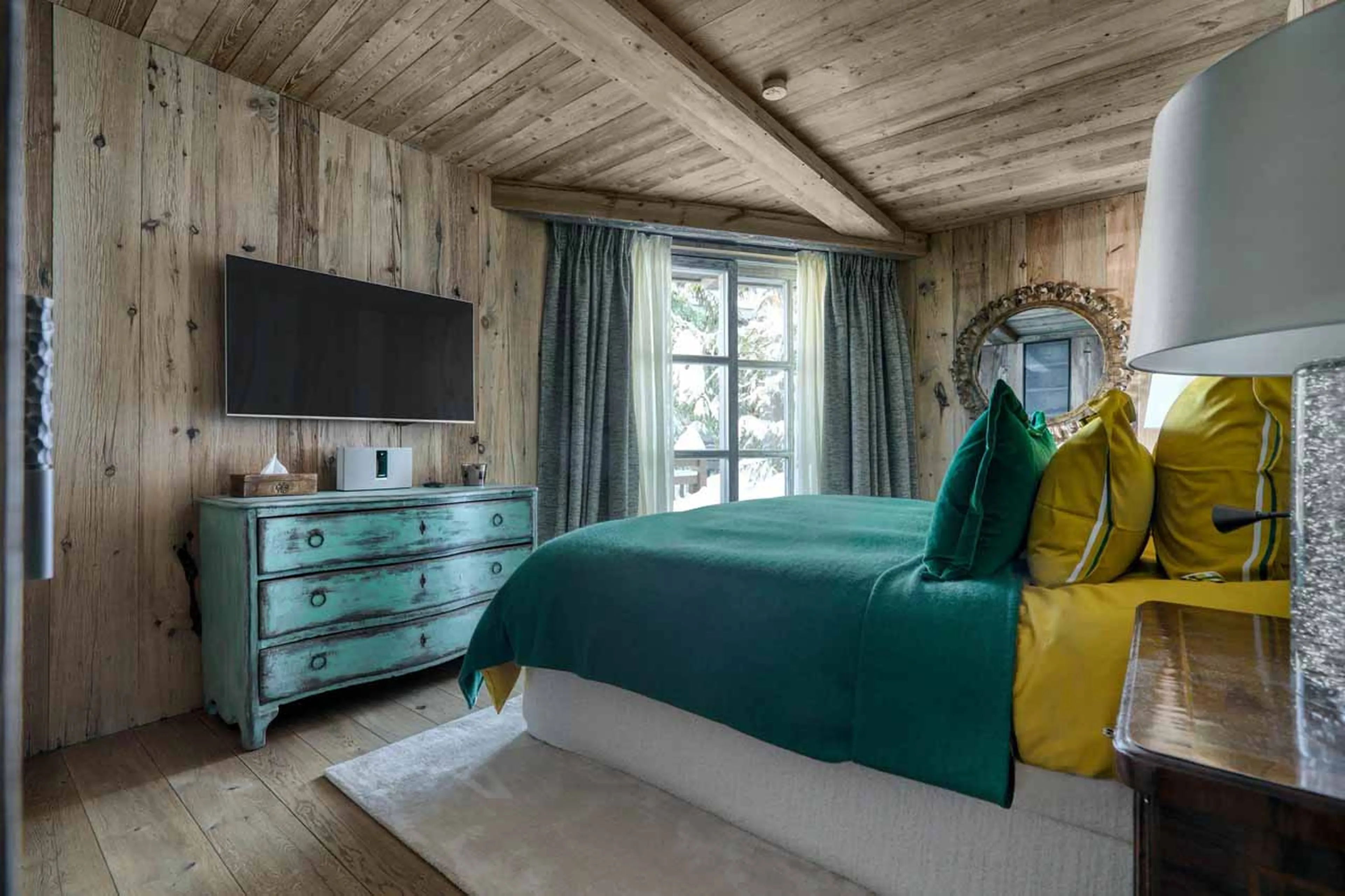 Bedroom four at Chalet Monet in Courchevel 1850