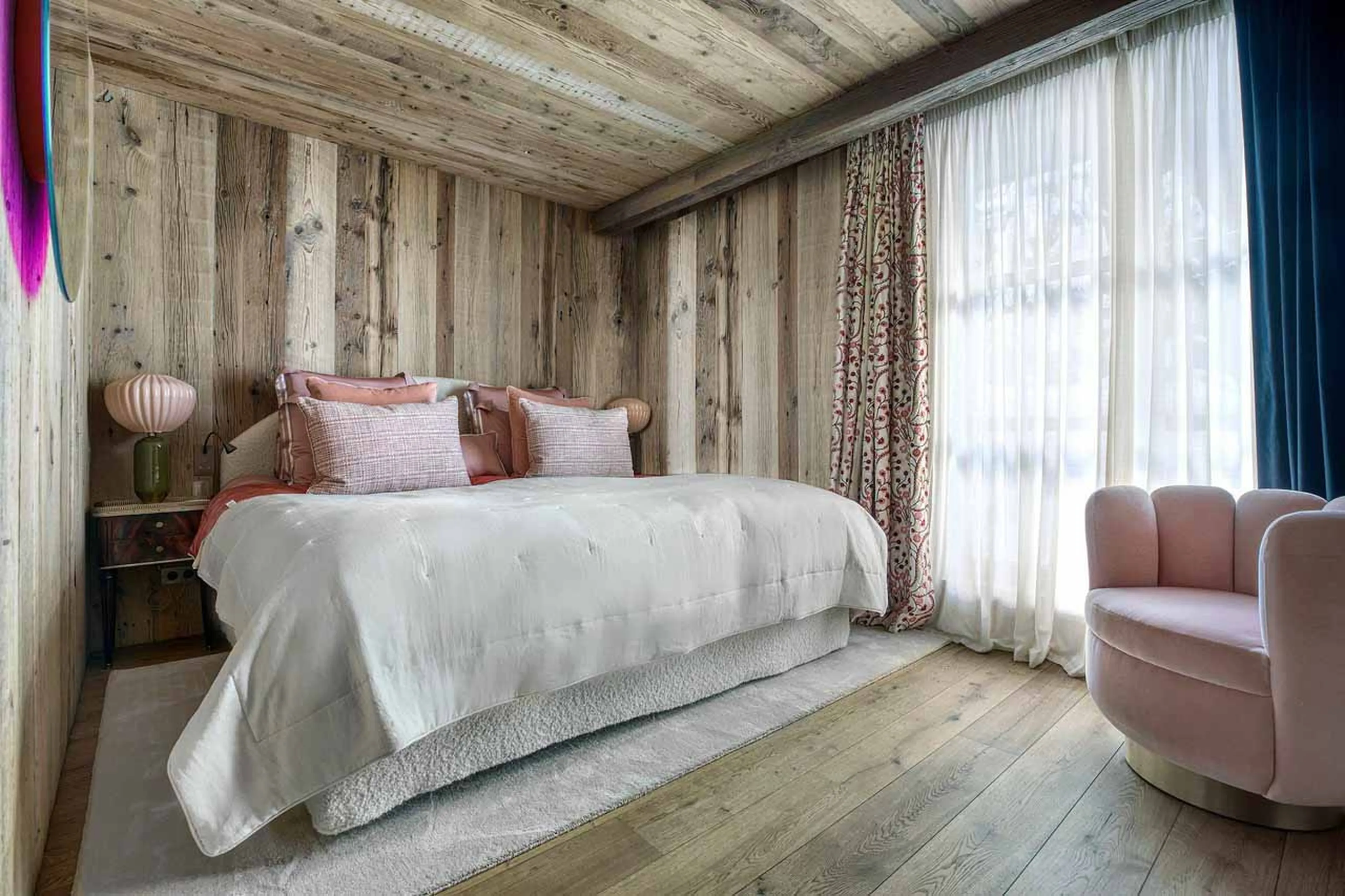 Bedroom five at Chalet Monet in Courchevel 1850