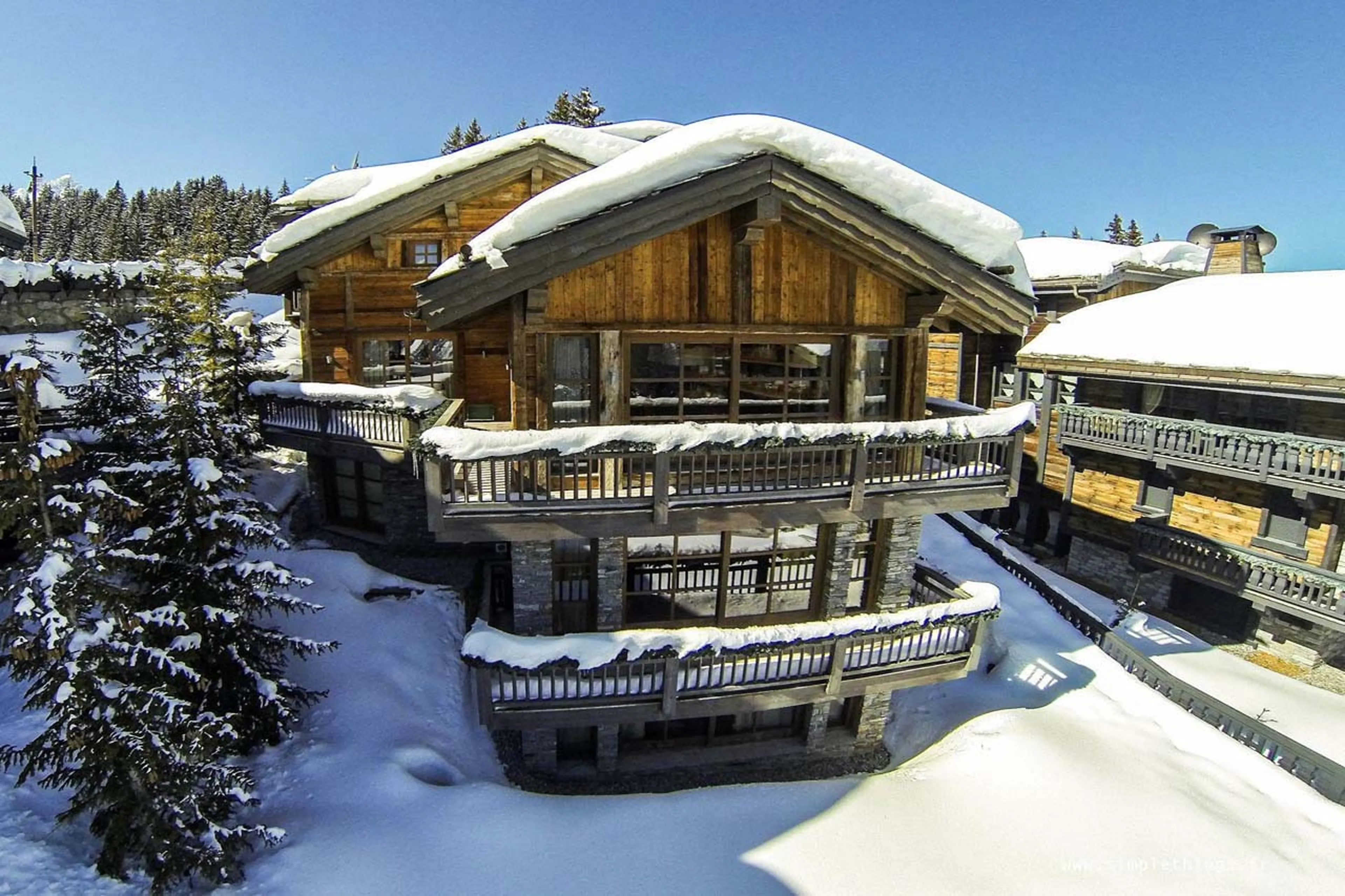 Exterior of Chalet Monet in Courchevel 1850