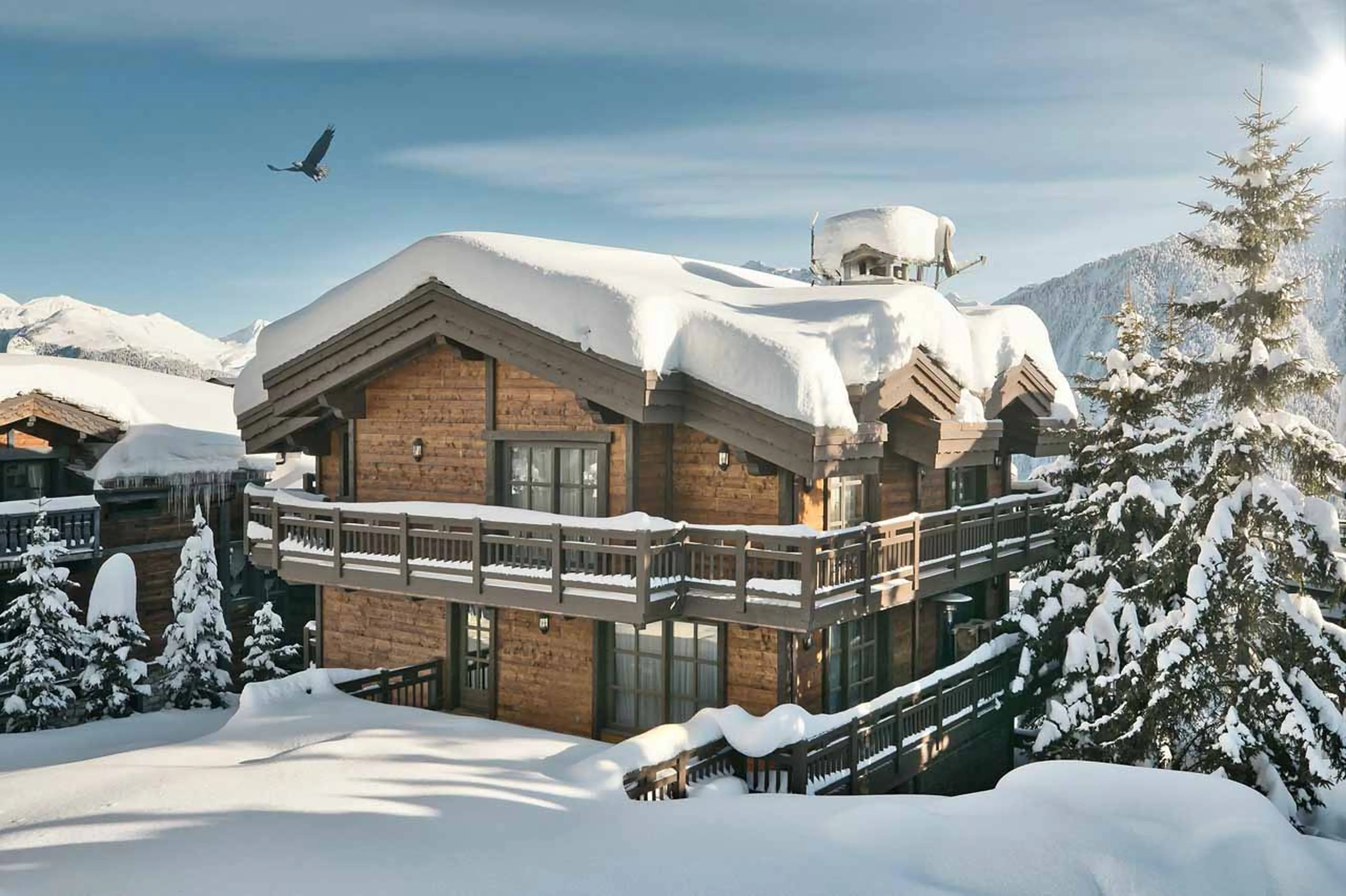 Exterior view of Chalet Monet in Courchevel 1850