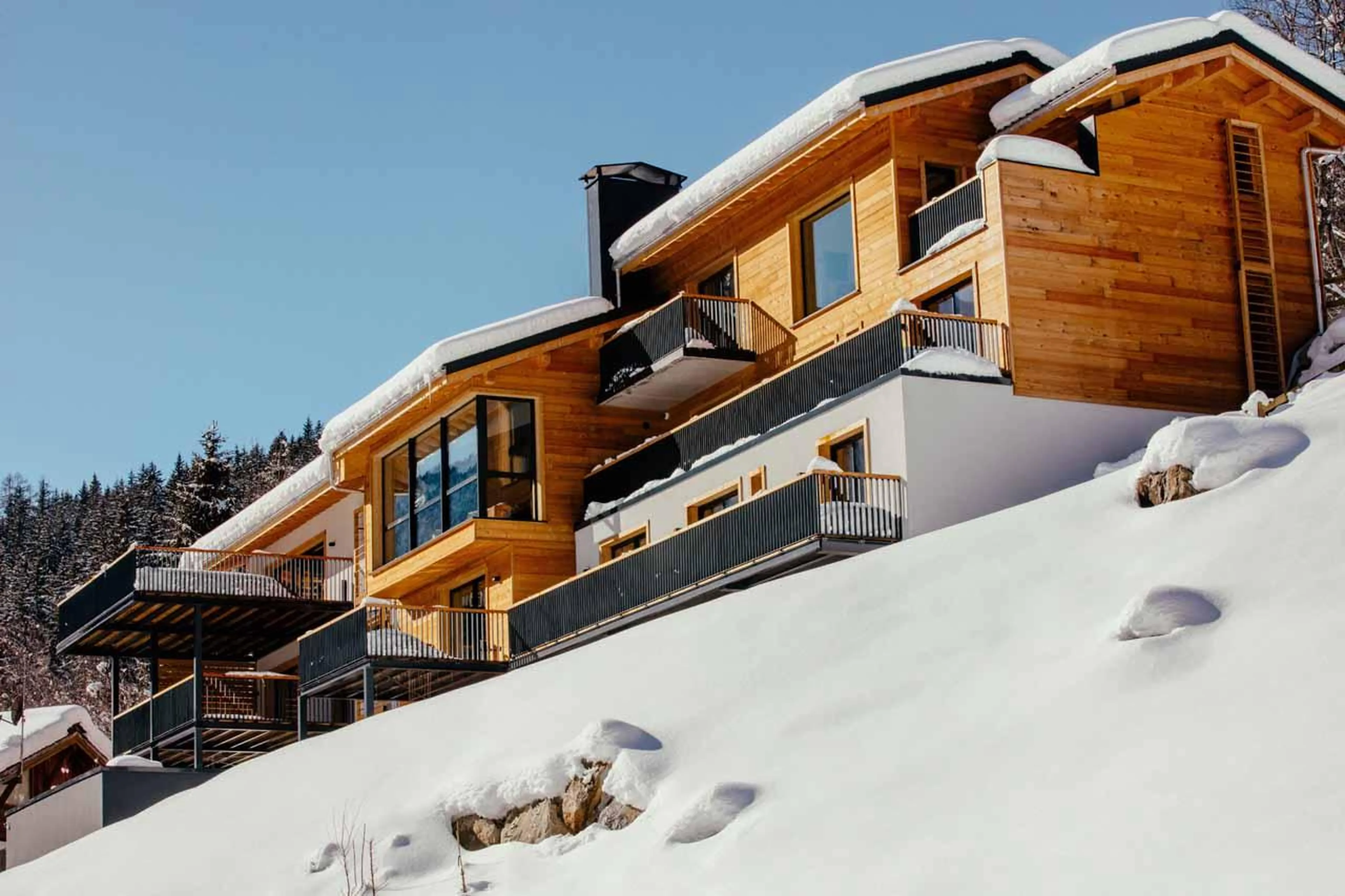 Exterior of Le Chalet Mont Blanc in Chamonix