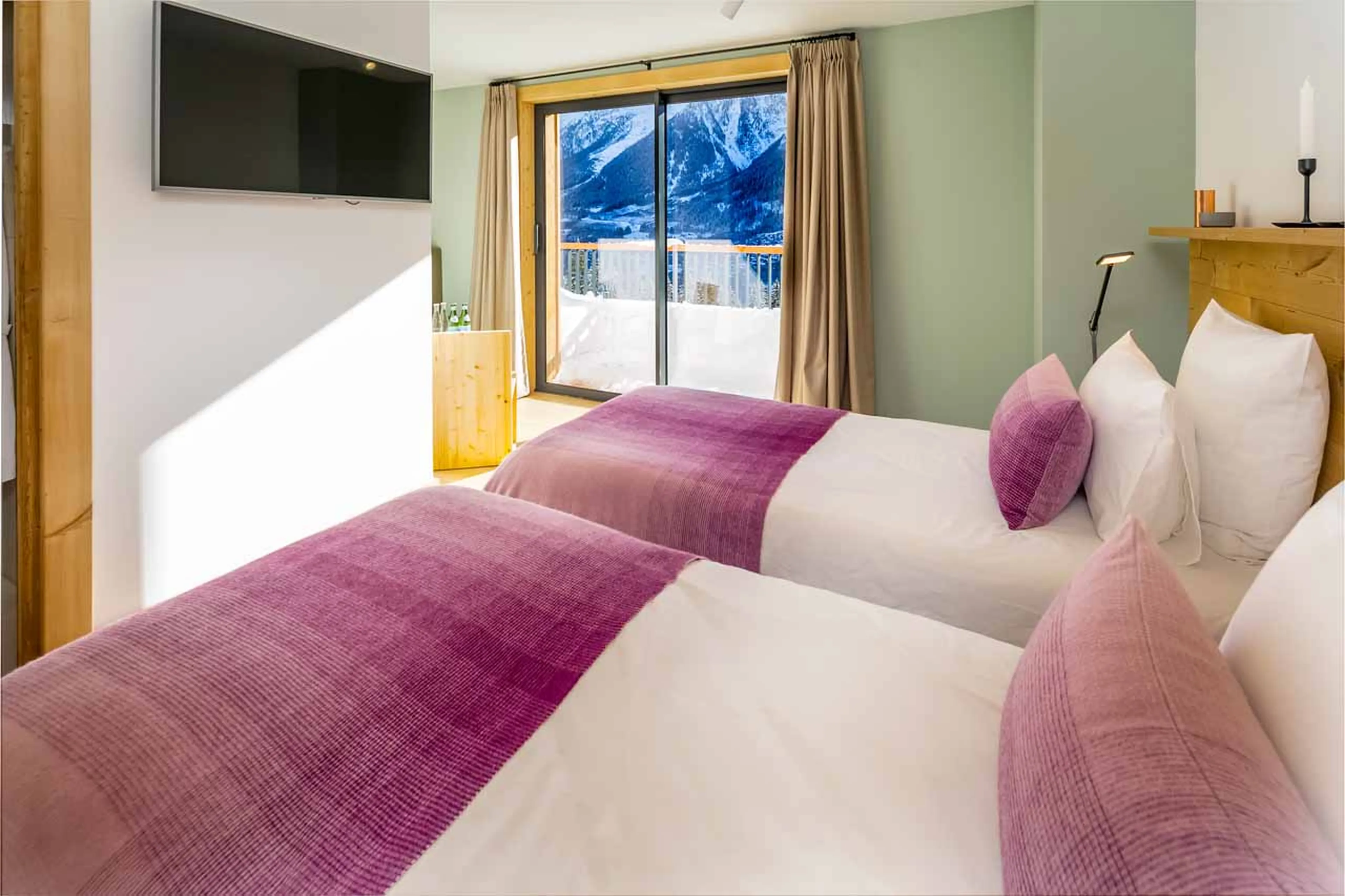 Bedroom seven at Le Chalet Mont Blanc in Chamonix