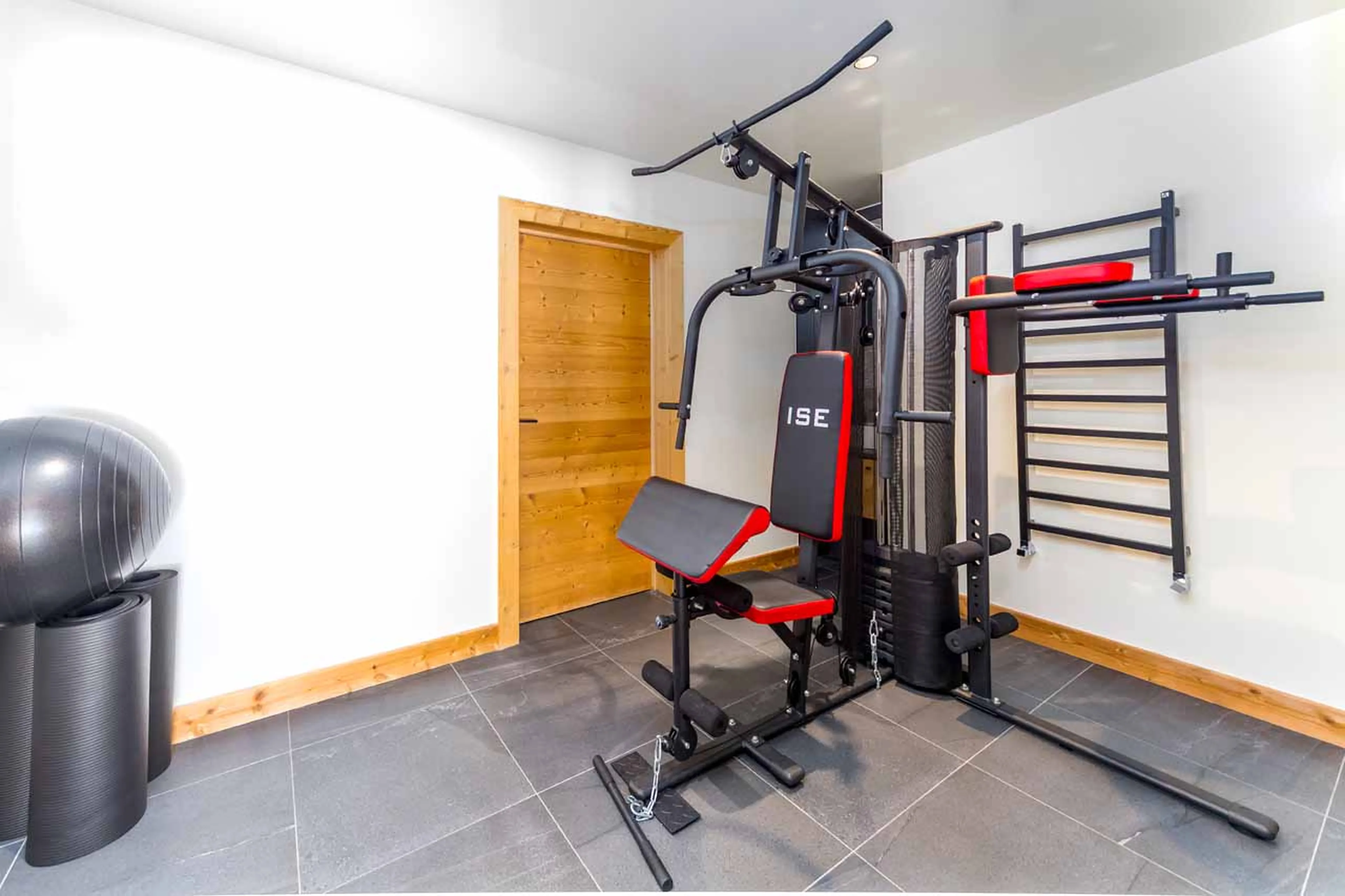 Gym at Le Chalet Mont Blanc in Chamonix