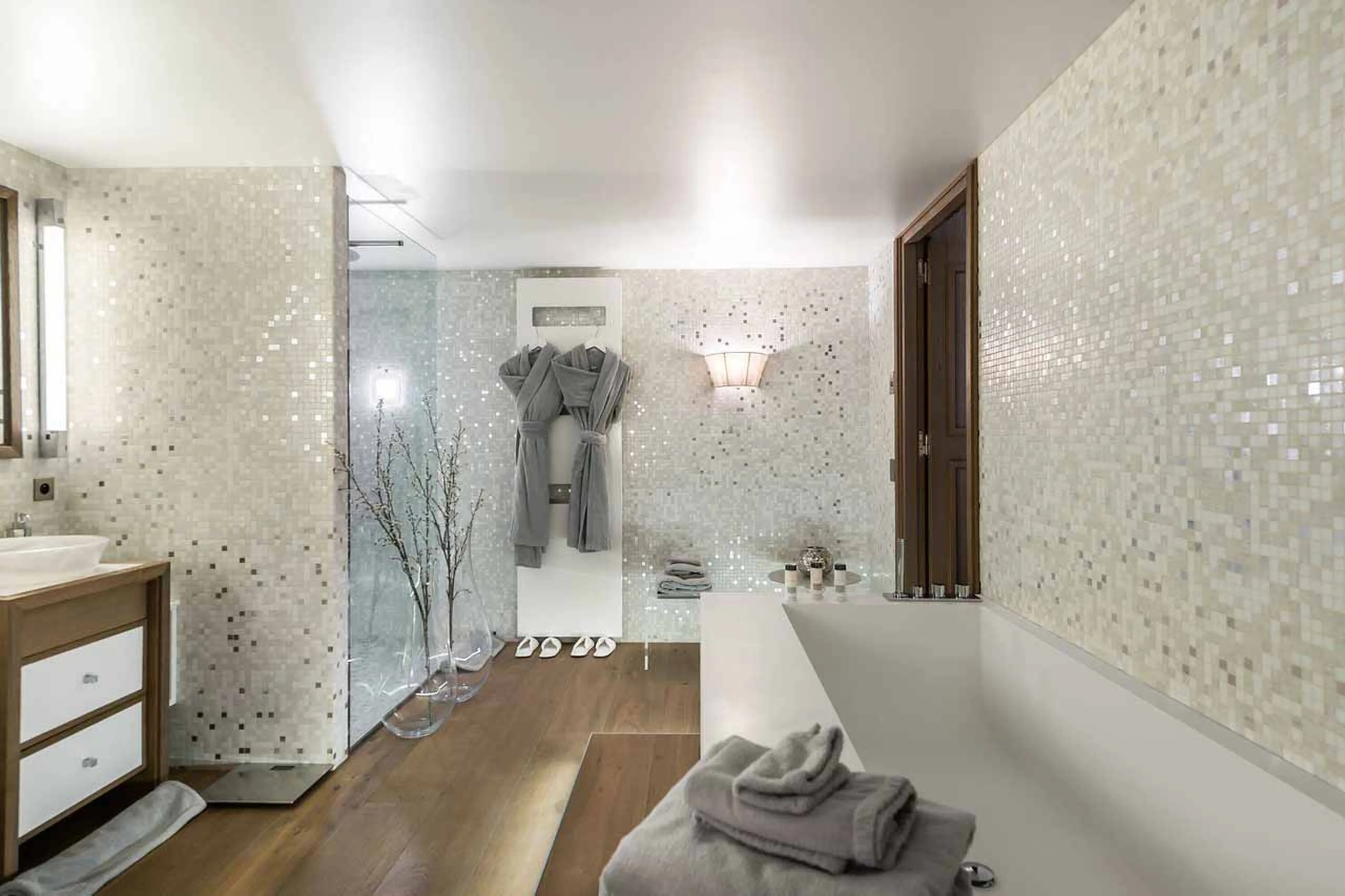 Bathroom three at Chalet Mont Blanc in Megeve