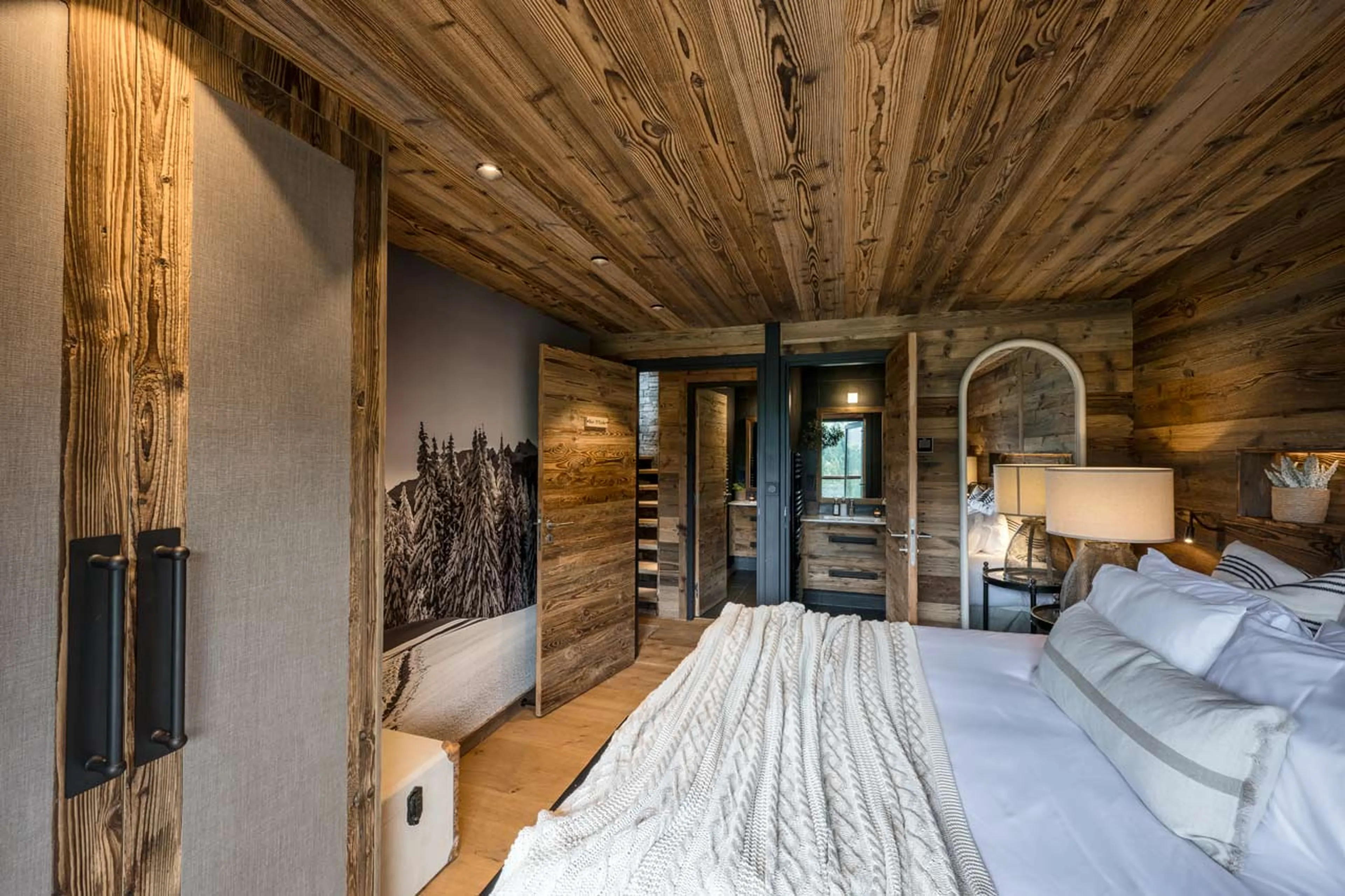 Bedroom two at Chalet Mont Des Anges in Morzine