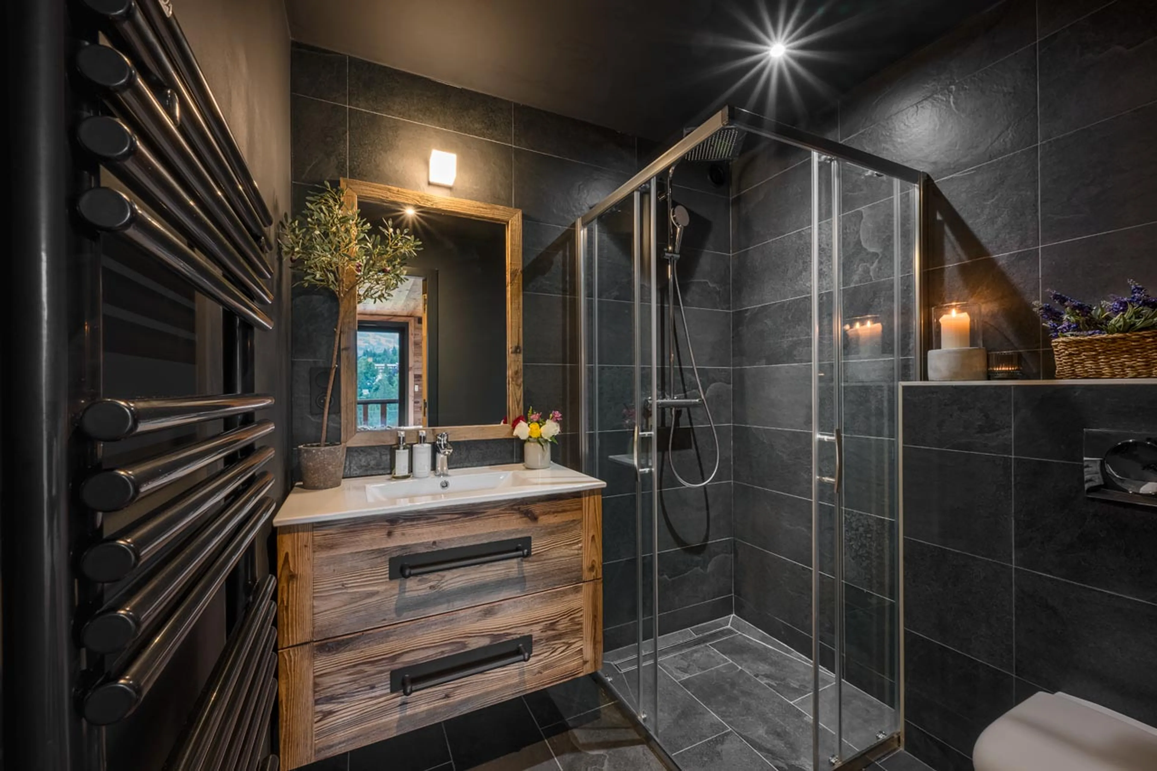 Bathroom two at Chalet Mont Des Anges in Morzine