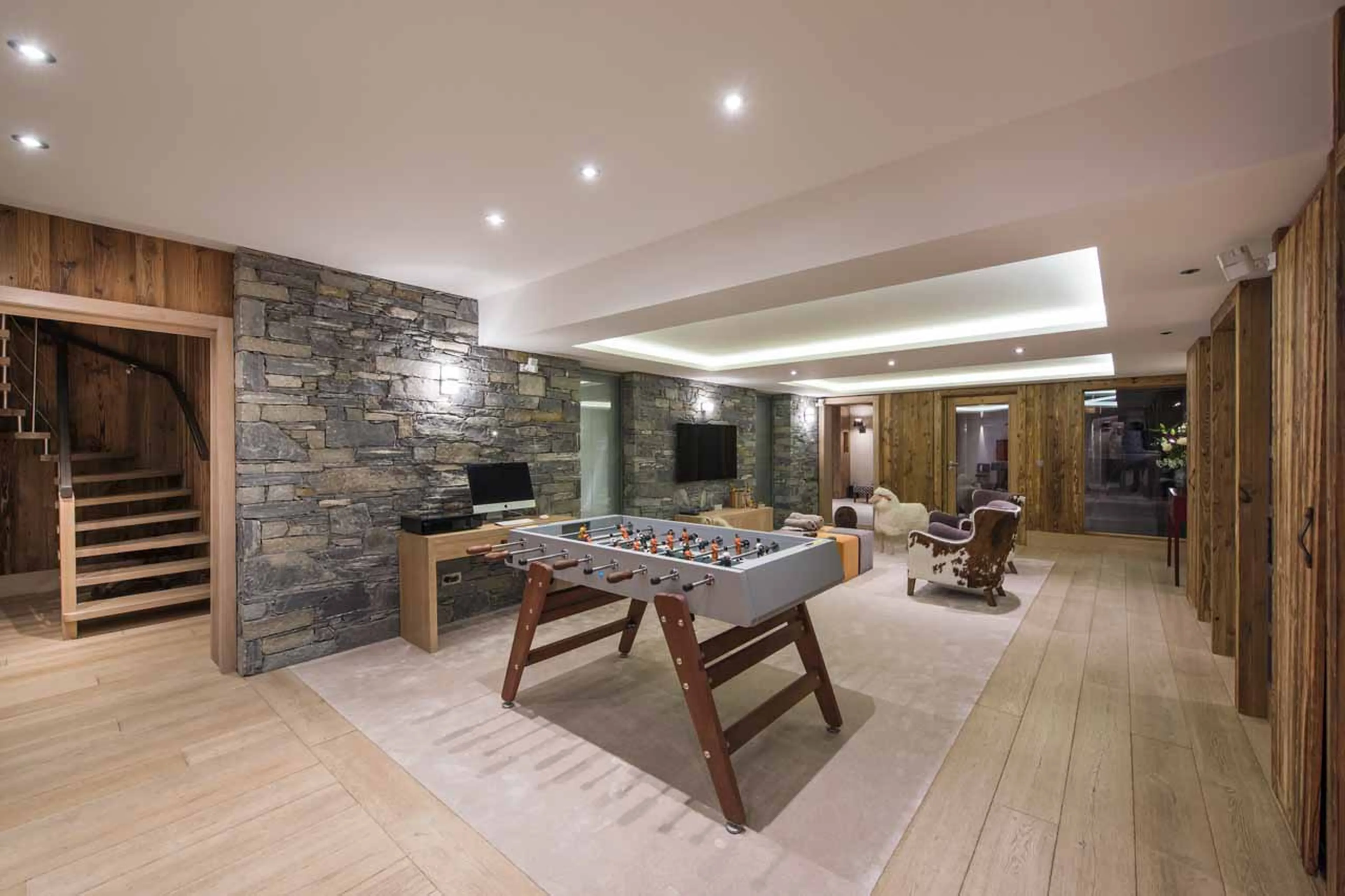 Playroom at Chalet Mont Tremblant in Meribel