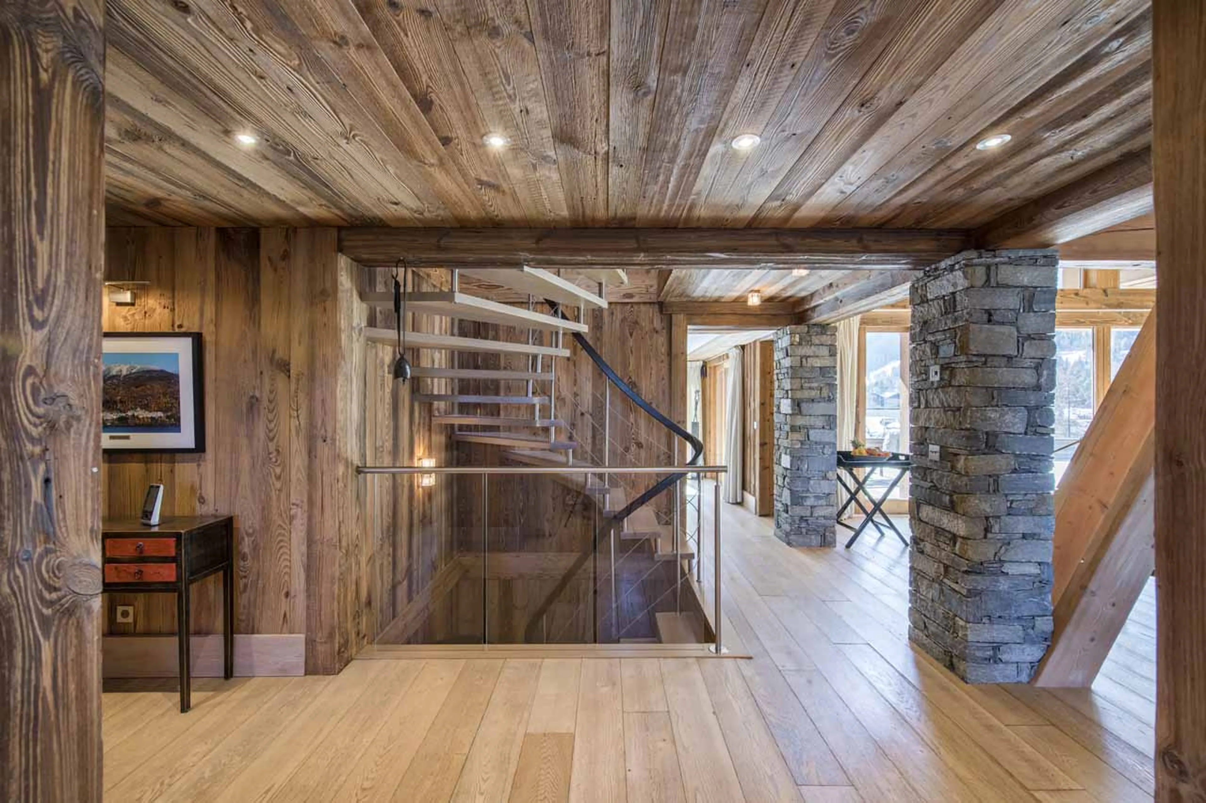 Interior of Chalet Mont Tremblant in Meribel