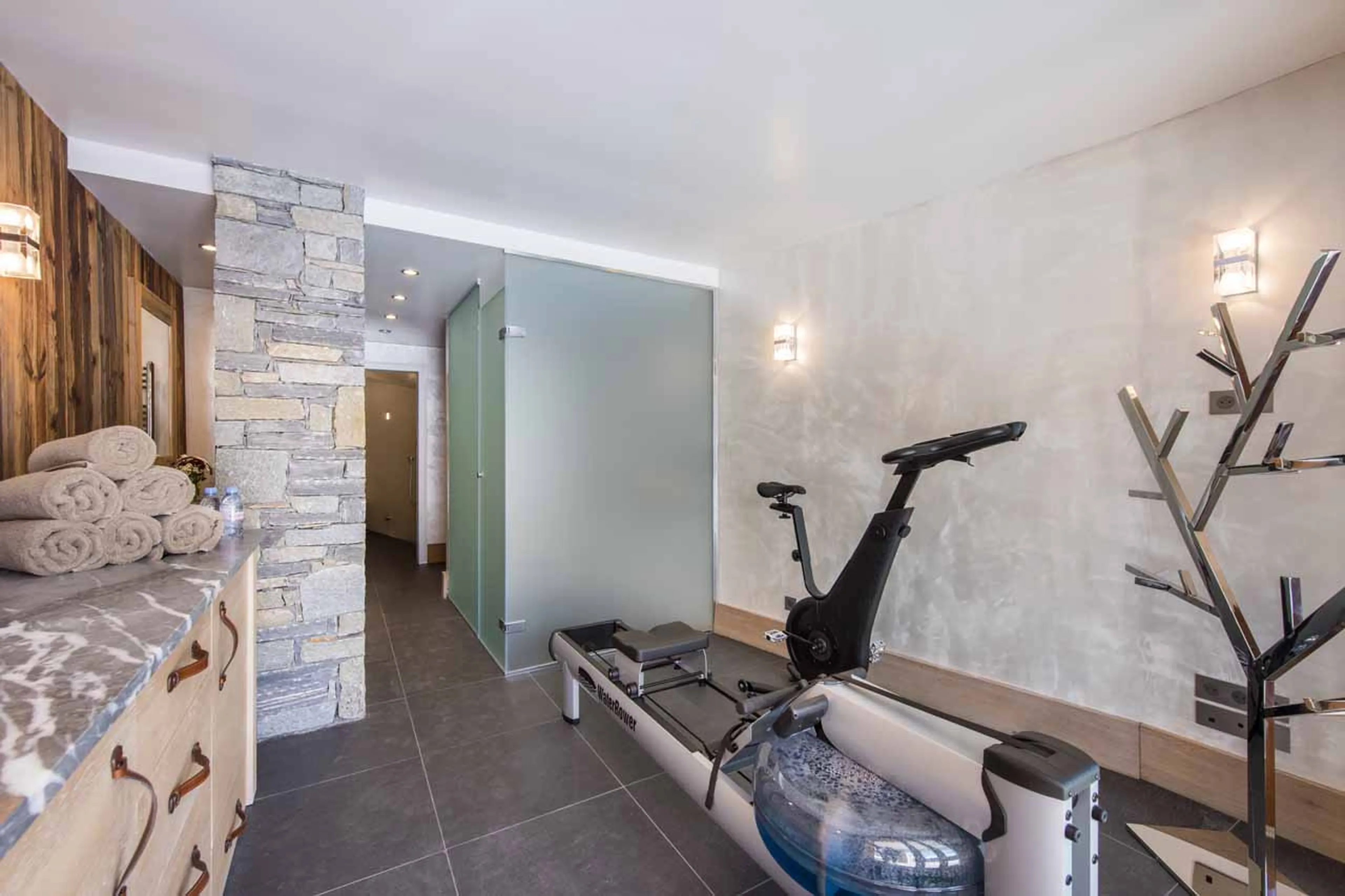 Fitness area at Chalet Mont Tremblant in Meribel