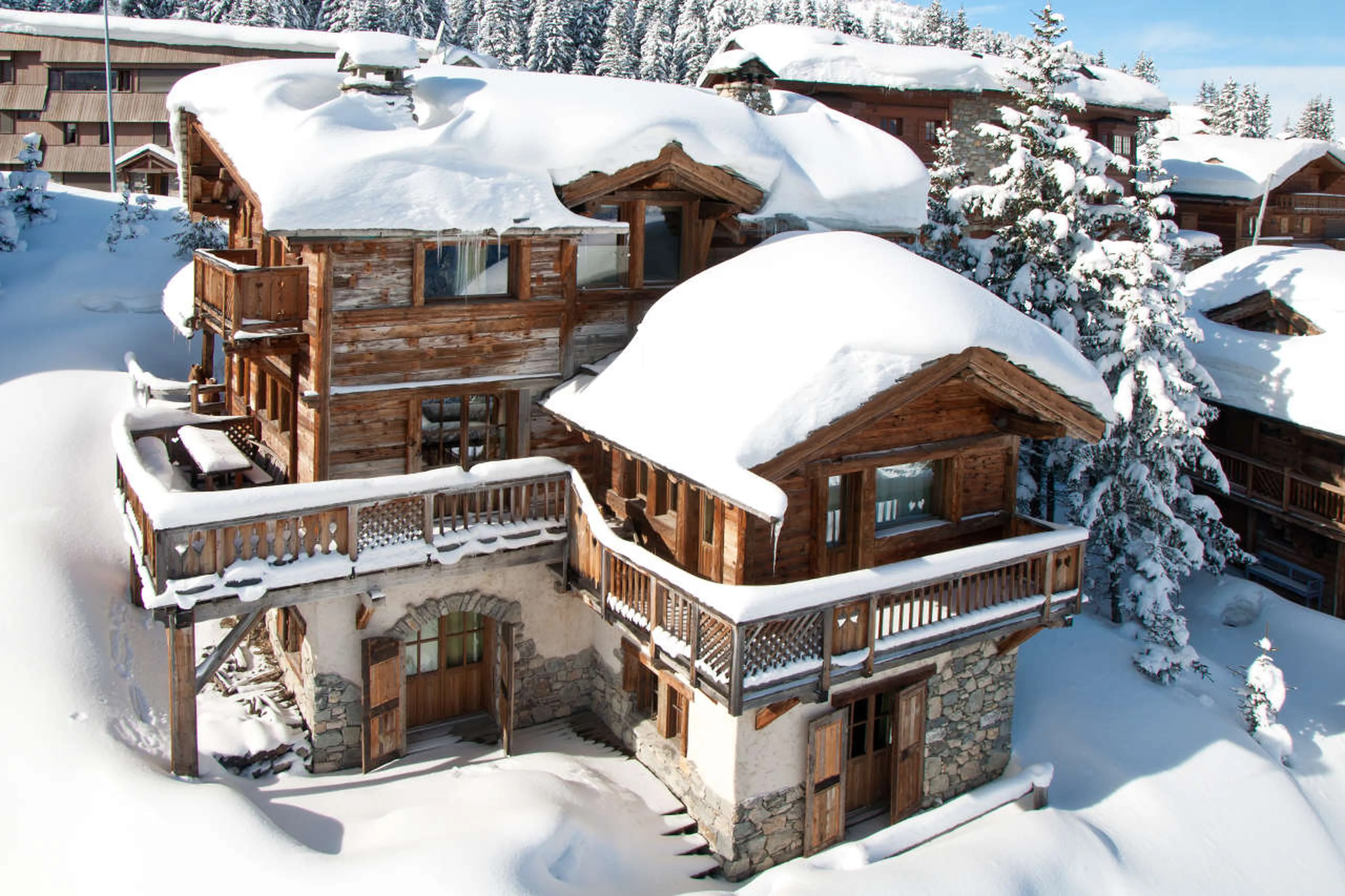 Exterior of Chalet Montana in Courchevel 1850