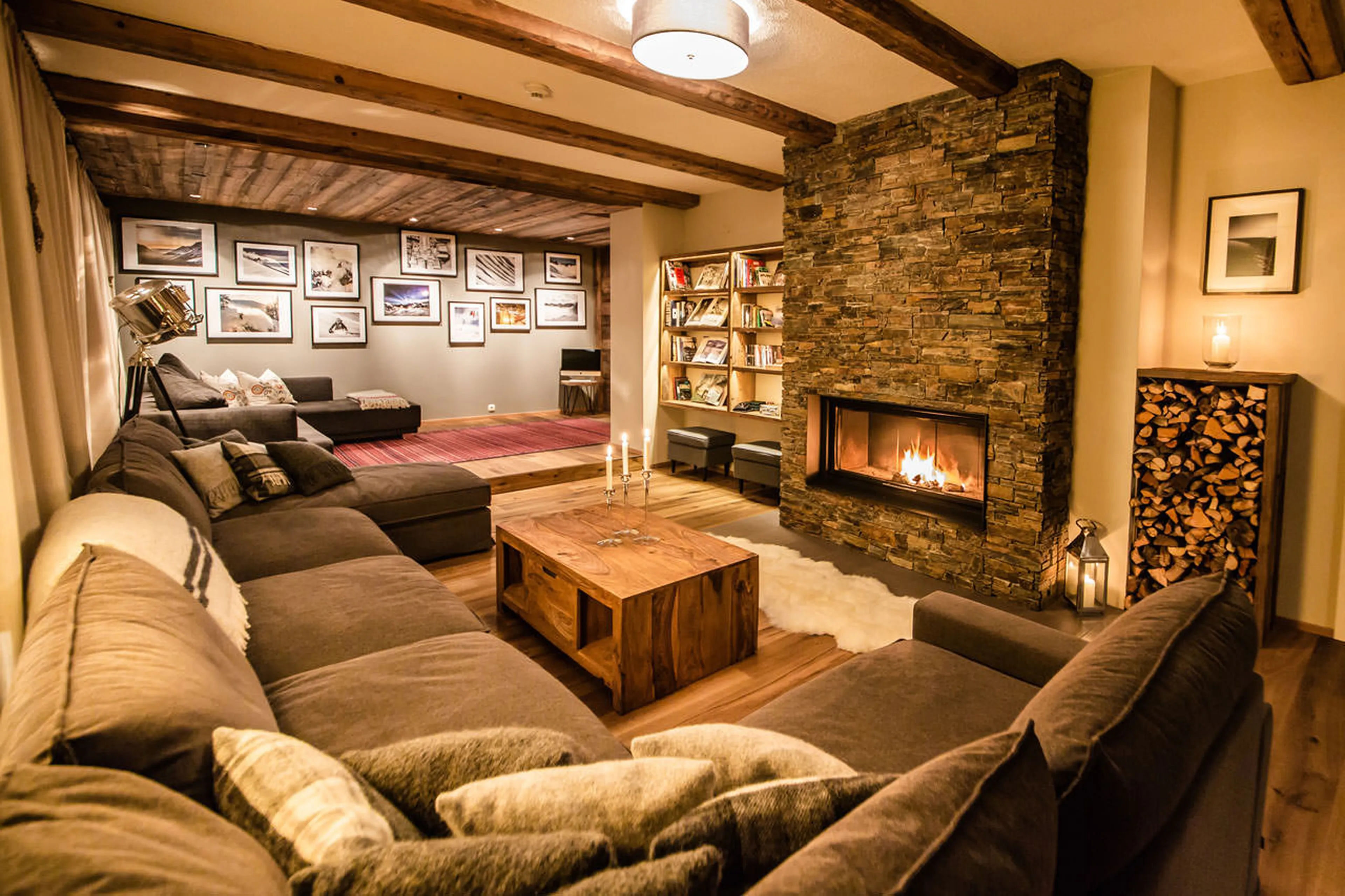 Living area at Chalet Montfort in St Anton