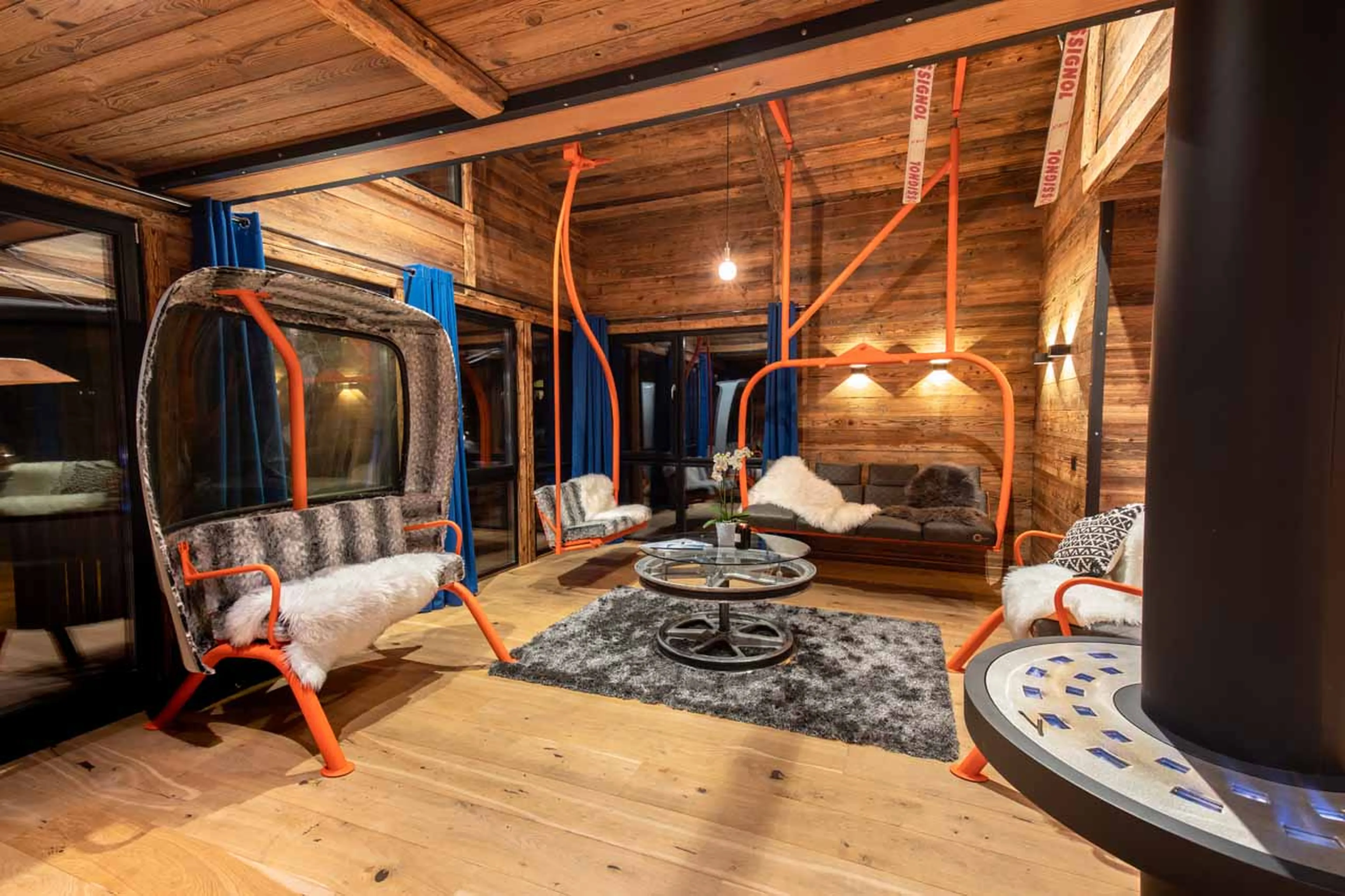 Living room at Chalet Monts in Tignes