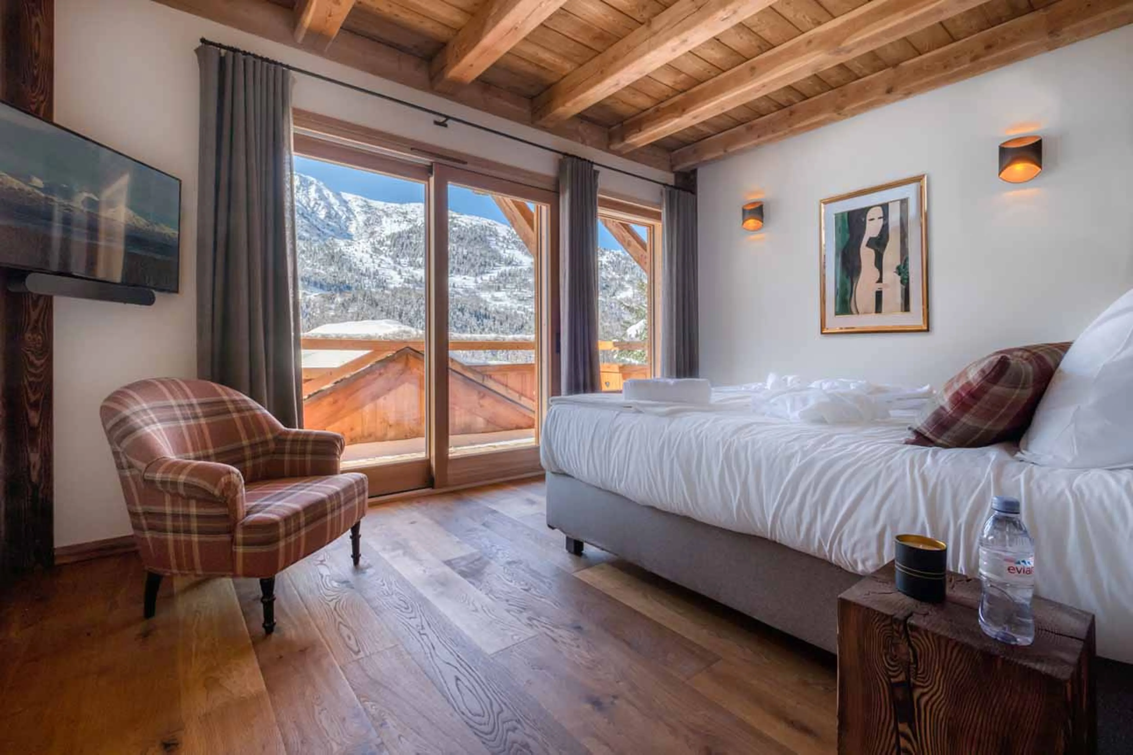 Bedroom 2 at Chalet Myriam in Meribel
