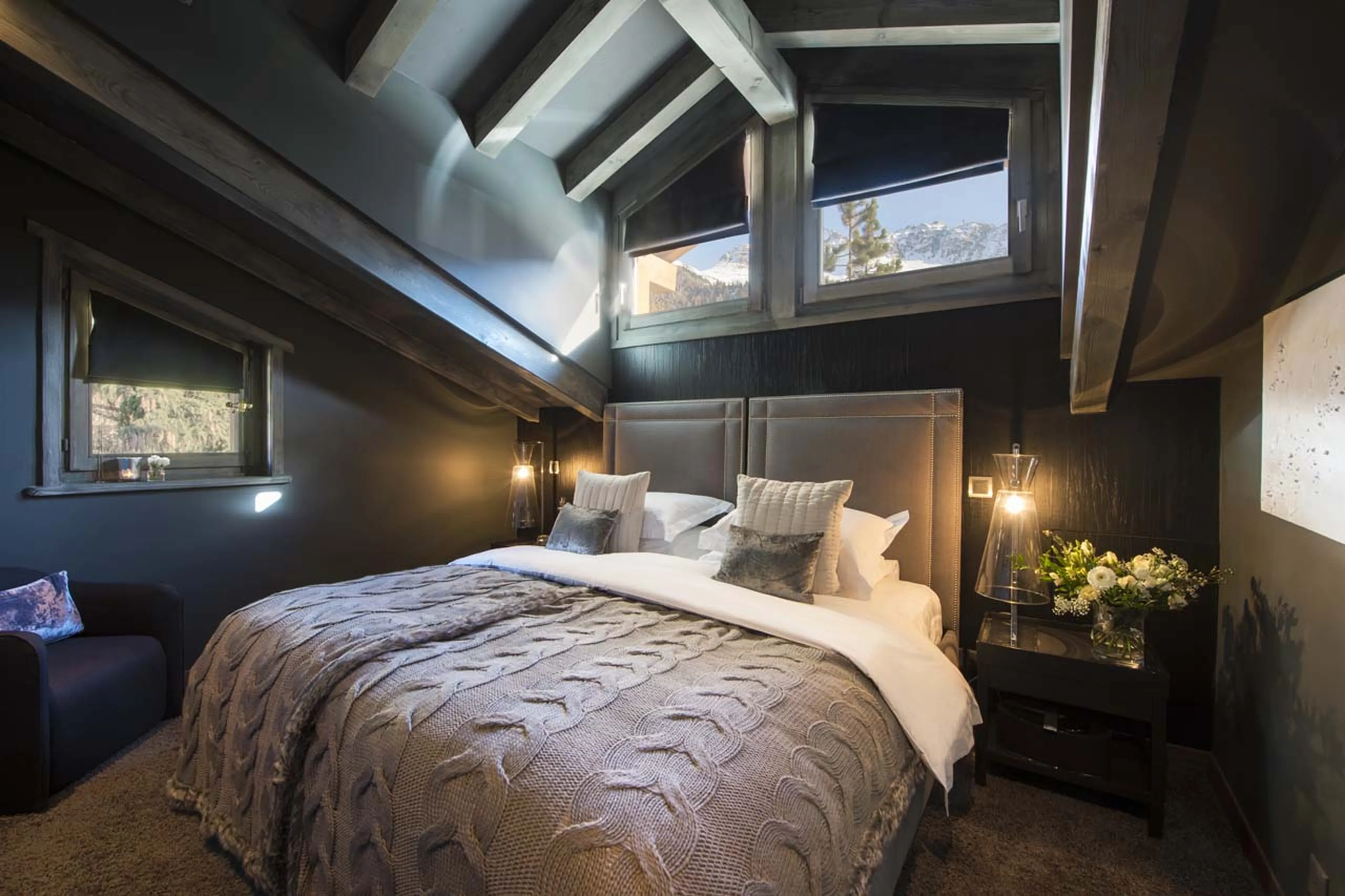 Bedroom twelve at Chalet No 14 in Verbier