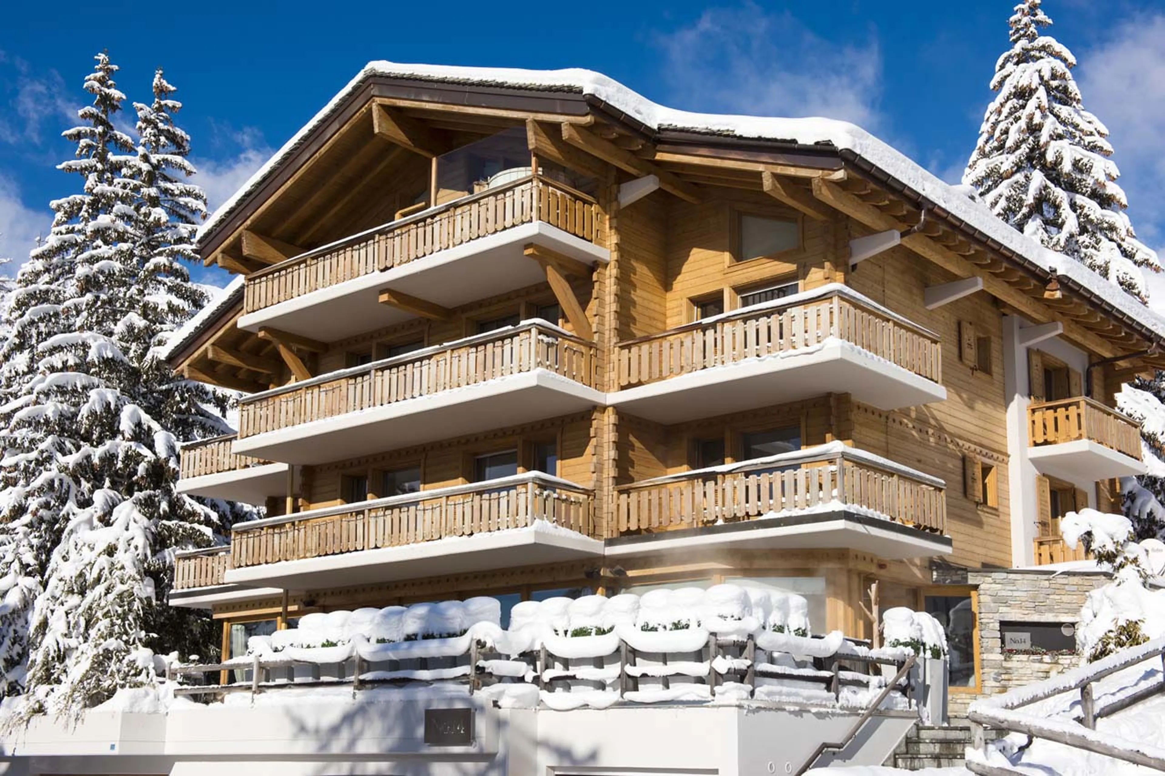 Chalet No 14 in Verbier is set over five floors