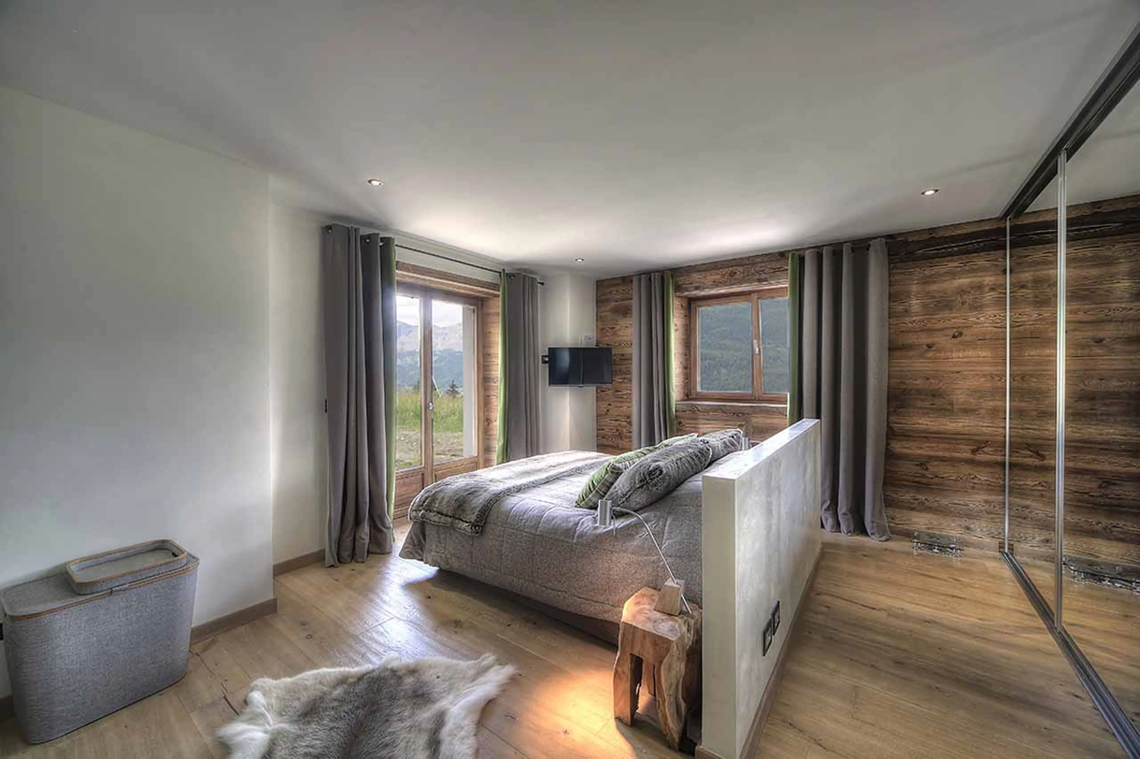 Outside access from bedroom at Chalet Norel in Chamonix