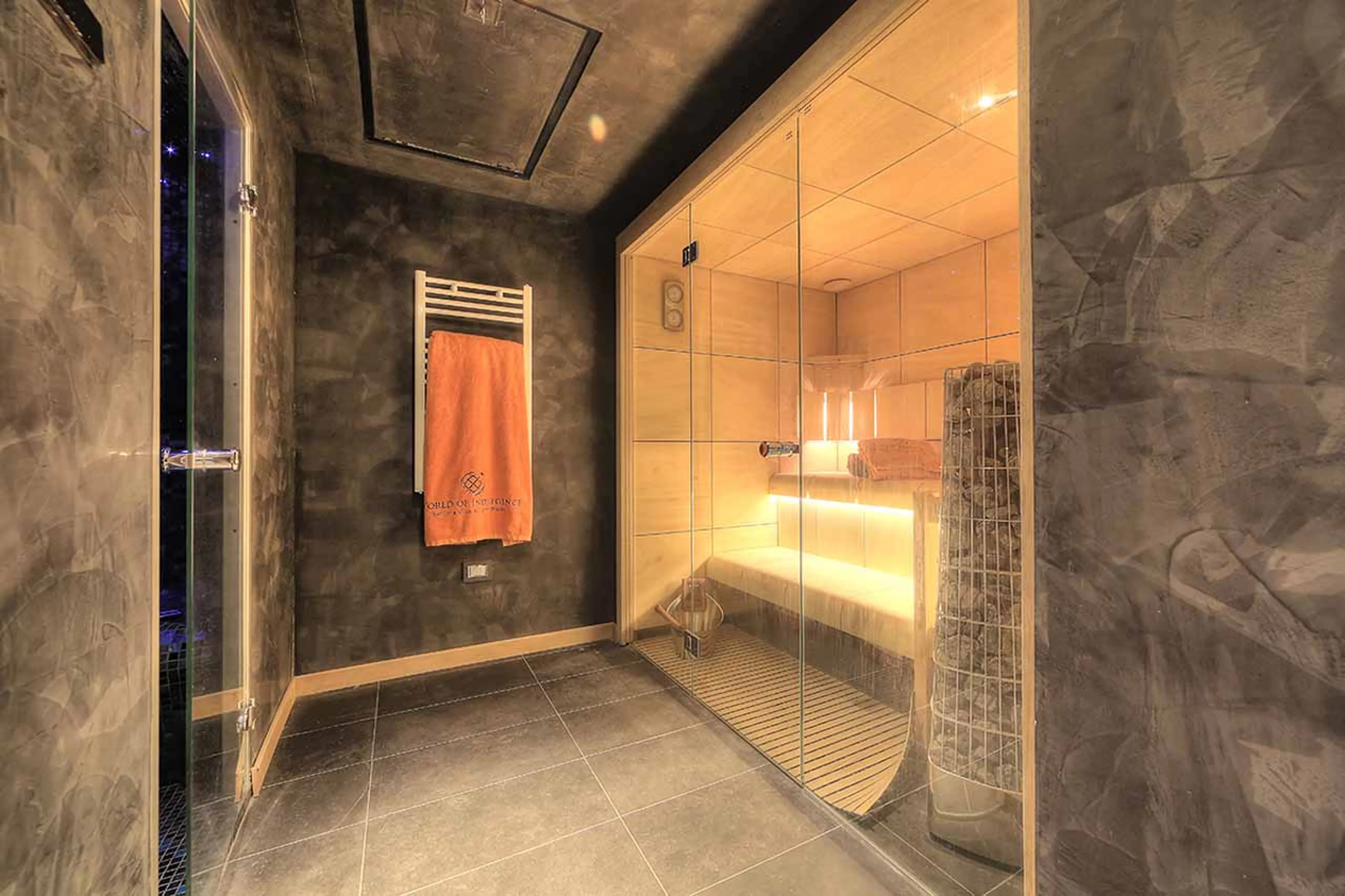 Sauna at Chalet Norel in Chamonix