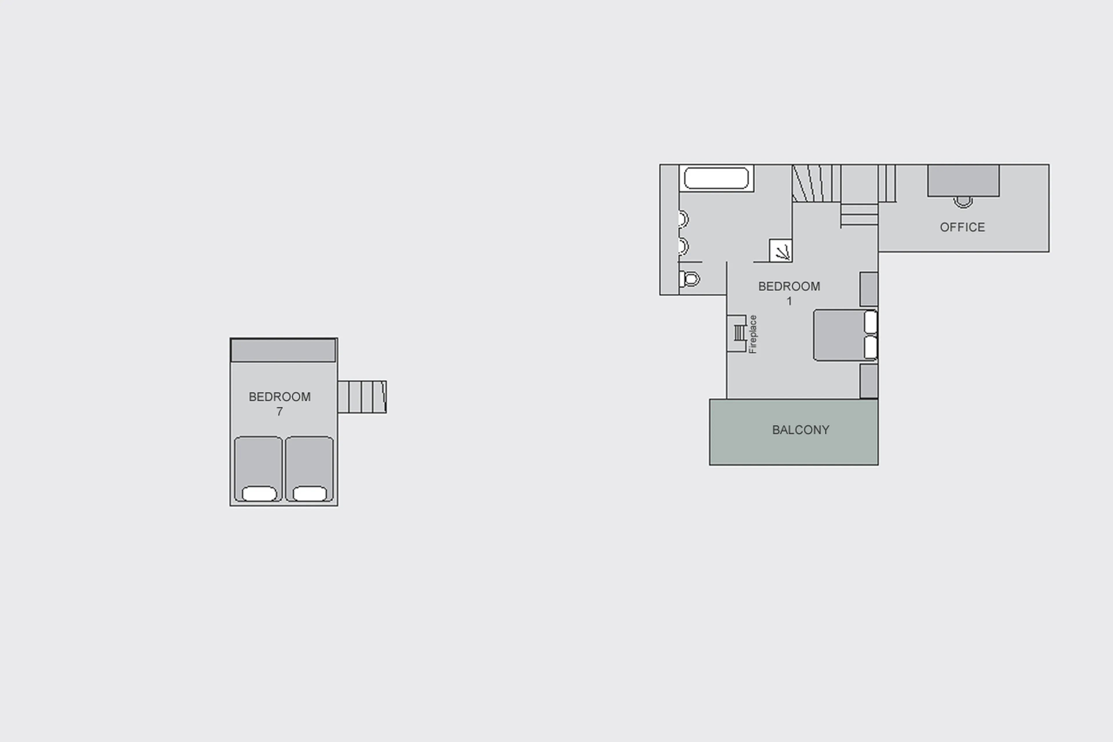 Chalet Nyumba floor plan level 3