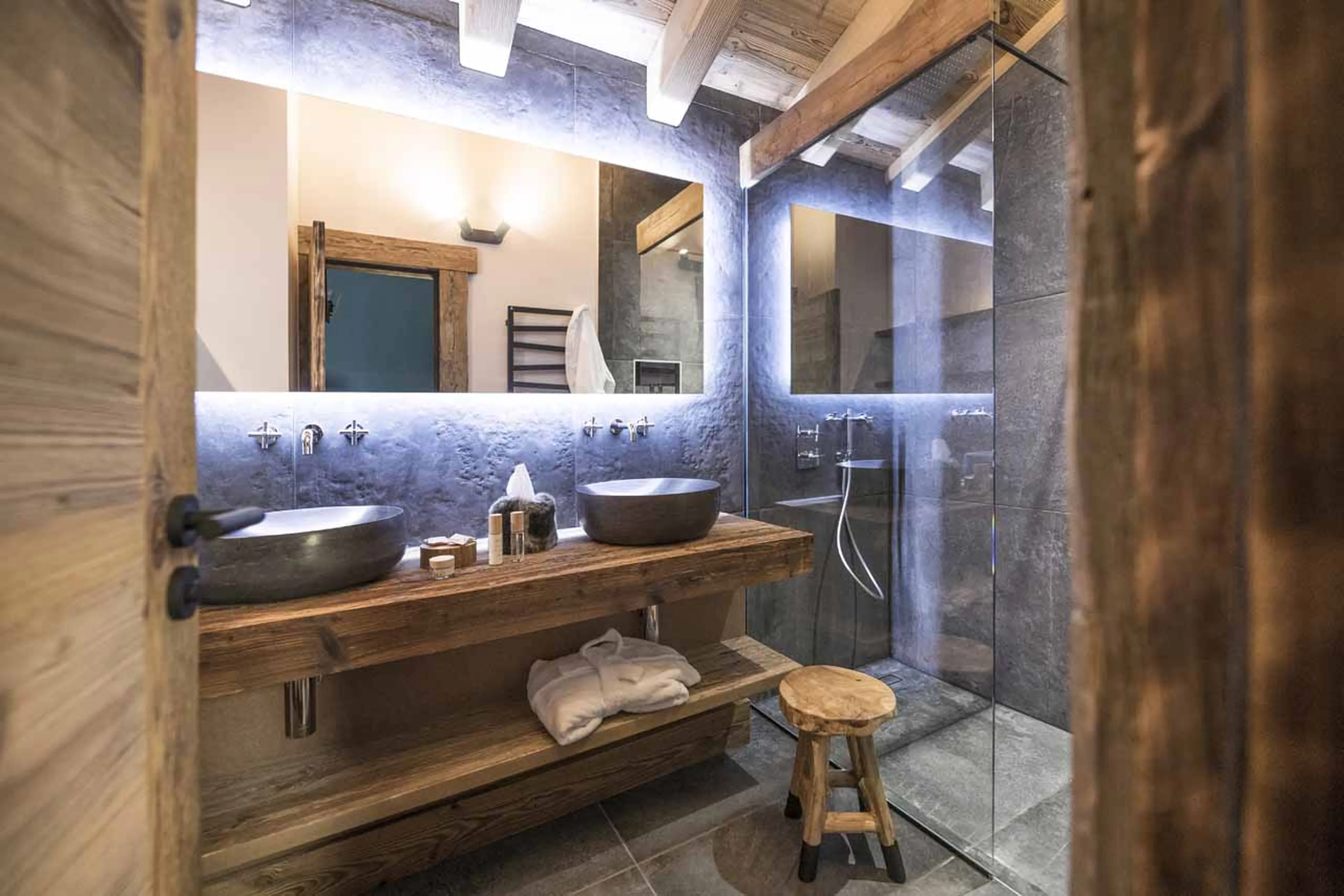 Bathroom two at Chalet O Valala in Val d'Isere