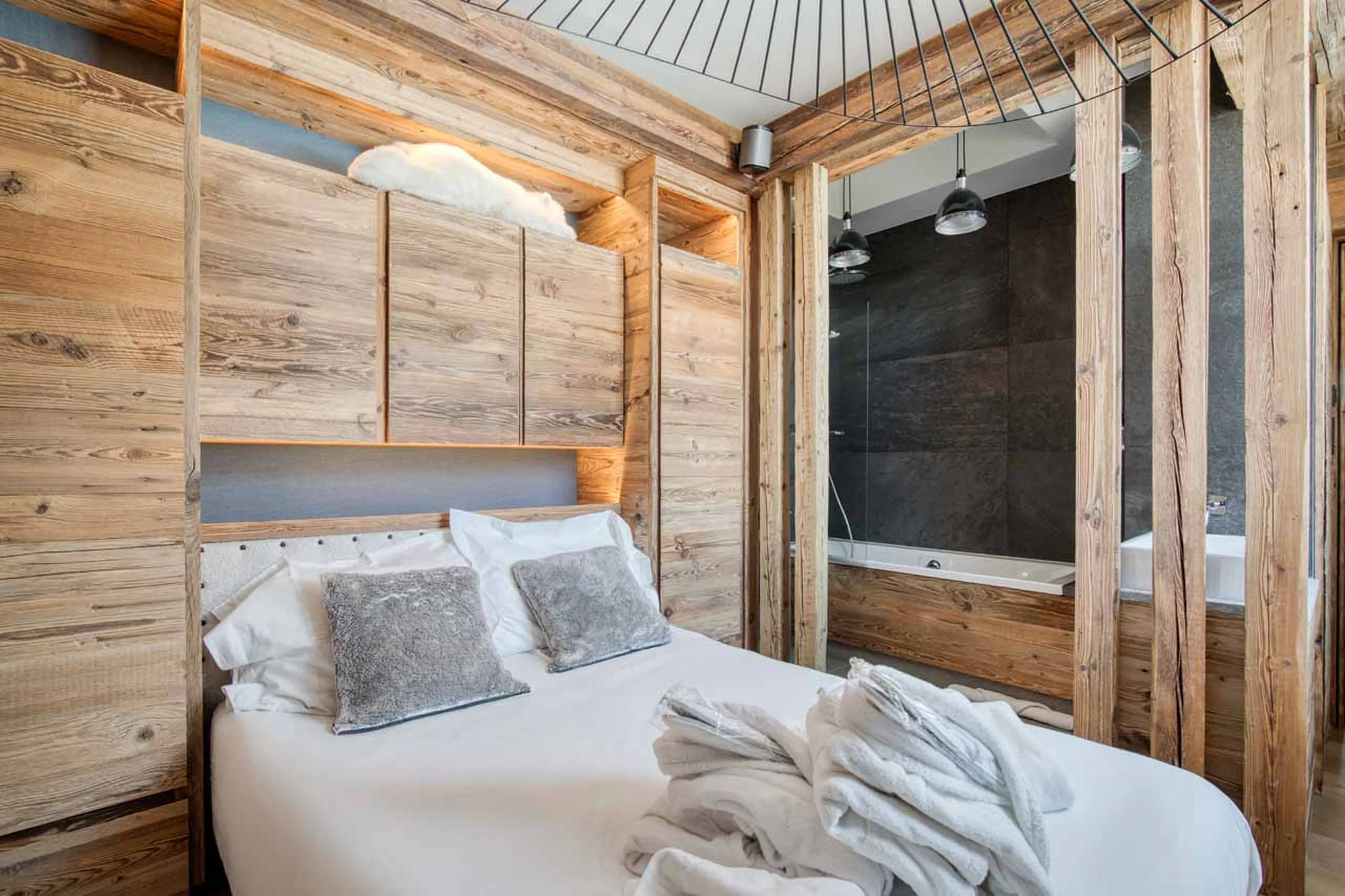Bedroom 2 at Chalet Oly in Val d'Isere