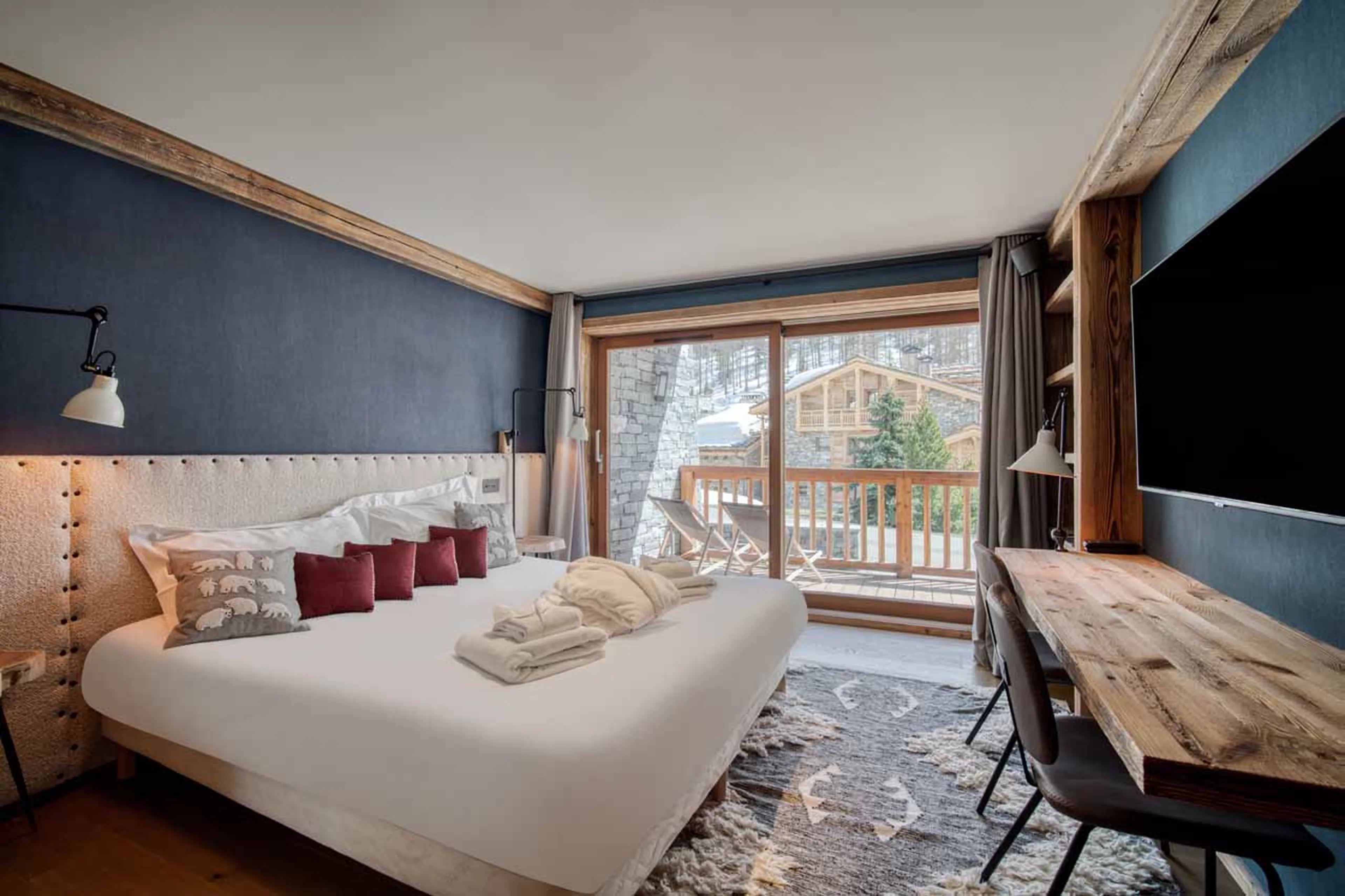 Bedroom 3 at Chalet Oly in Val d'Isere