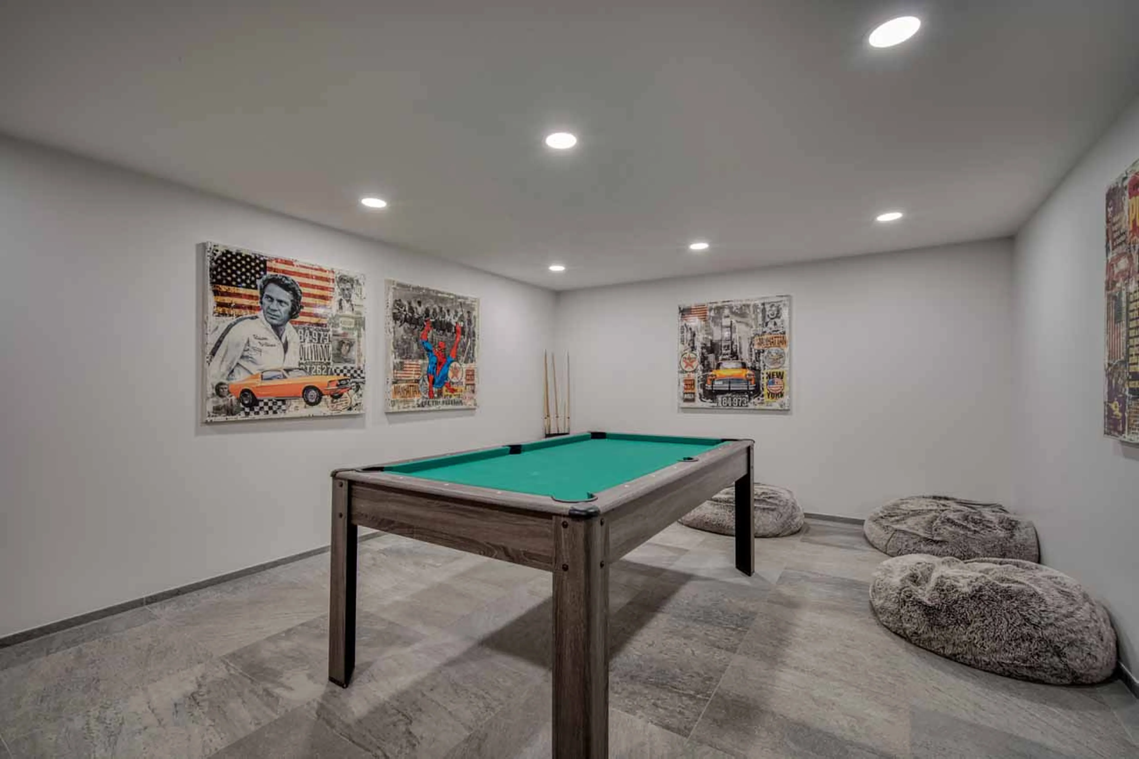 Games room at Chalet Oly in Val d'Isere