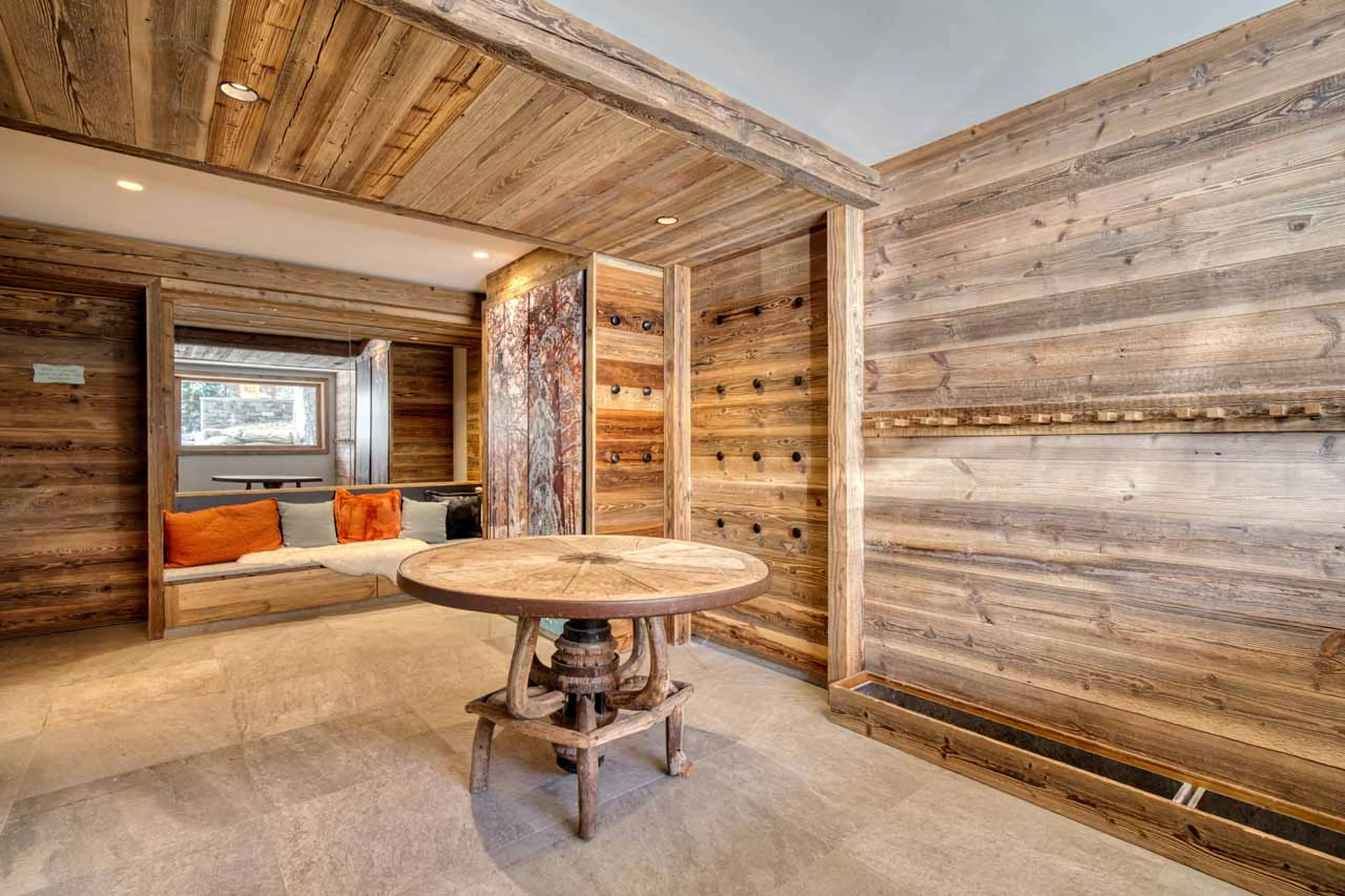 Entrance hall at Chalet Oly in Val d'Isere