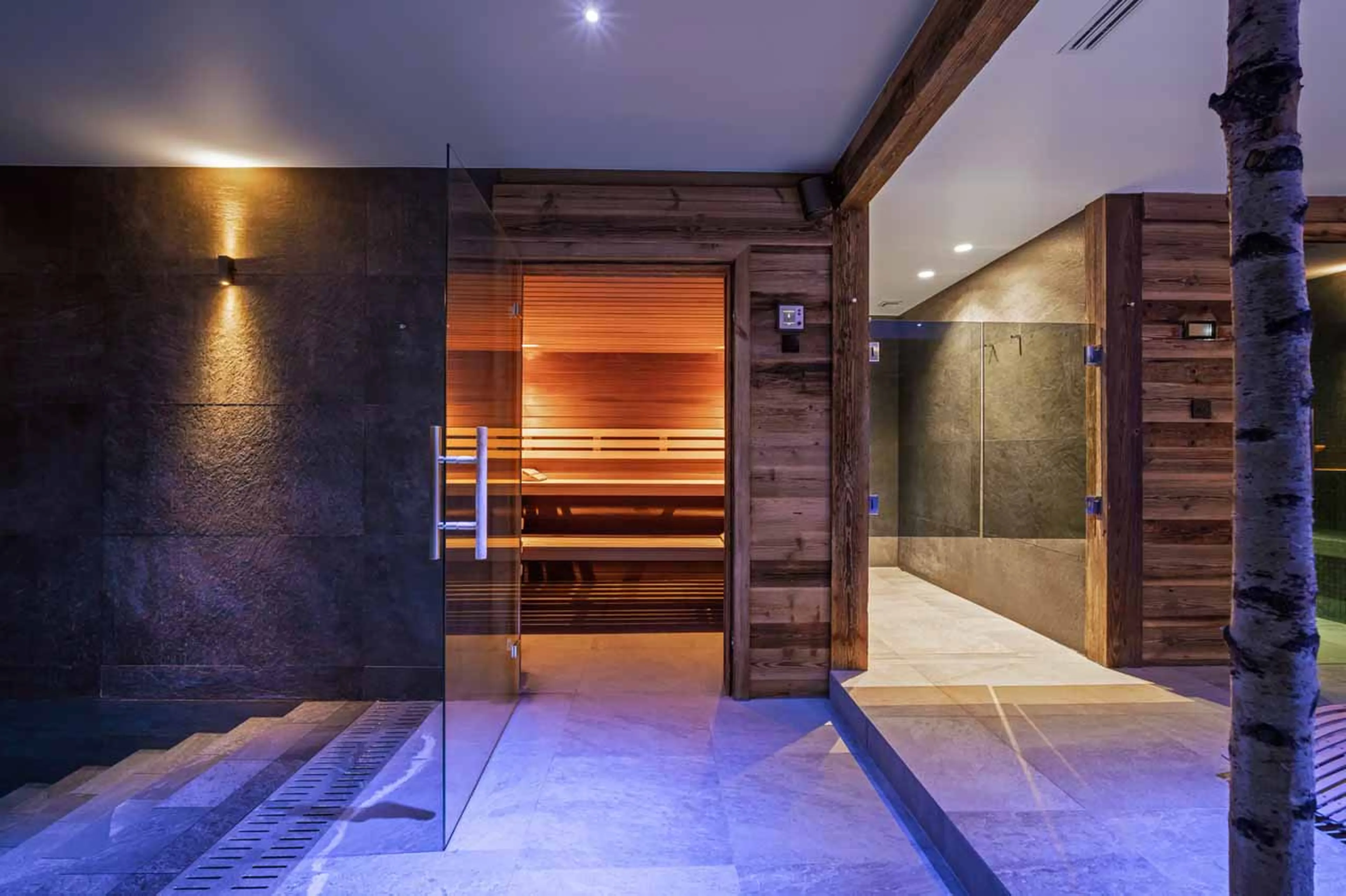 Spa sauna at Chalet Oly in Val d'Isere