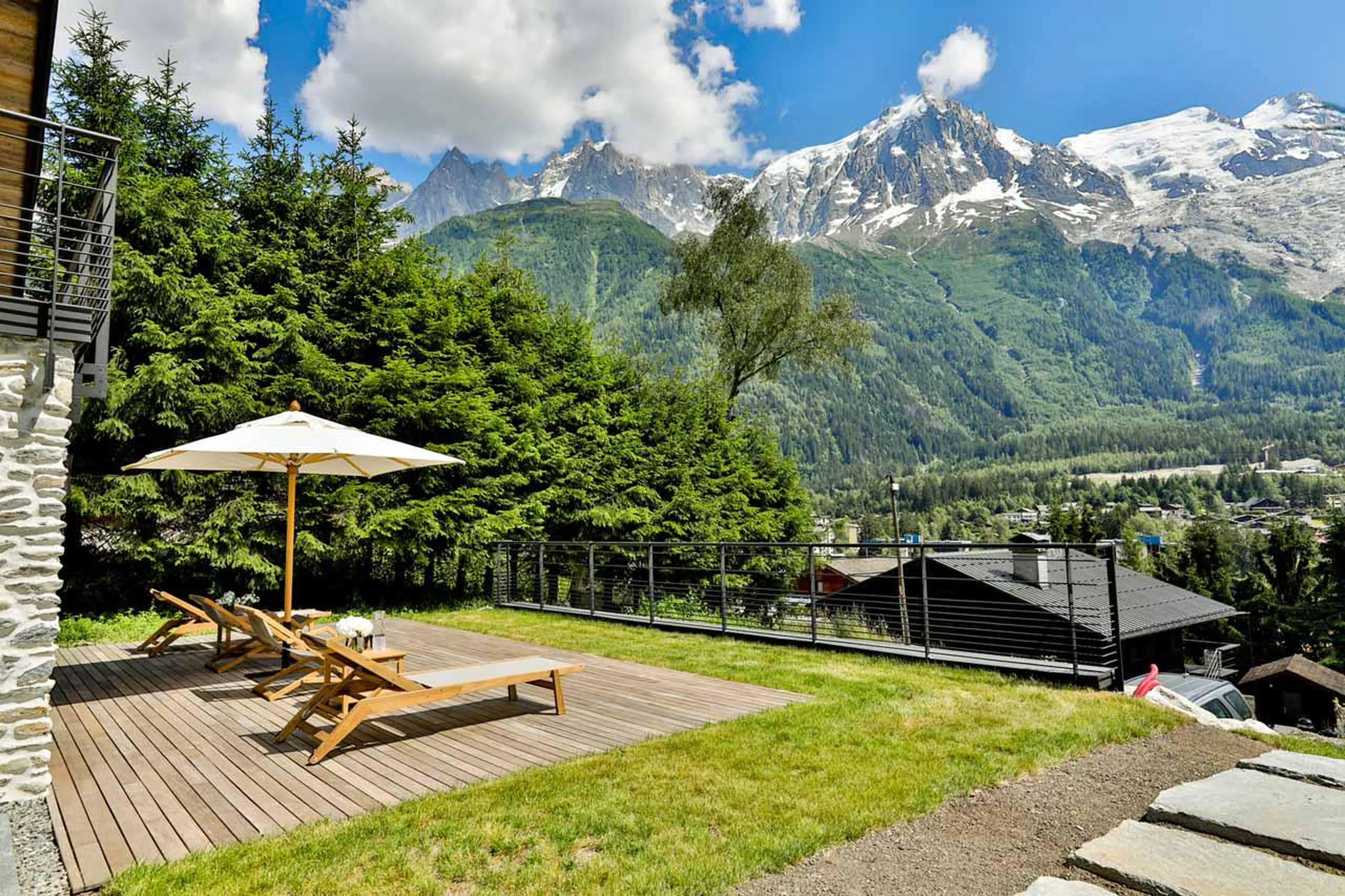 Incredible views from Chalet On The Rocks in Chamonix
