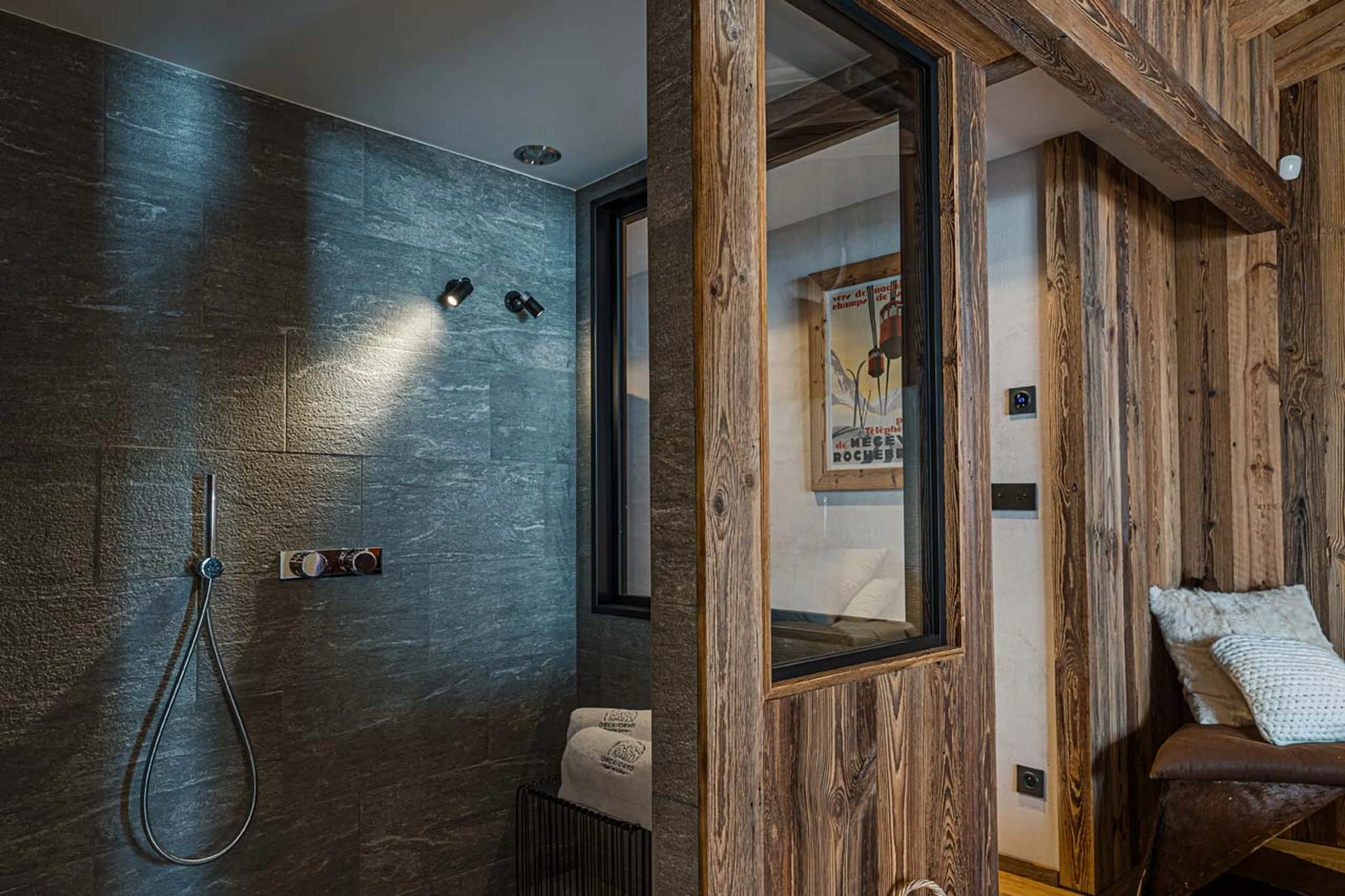 Bathroom four at  Chalet Les Ours in Val d'Isere