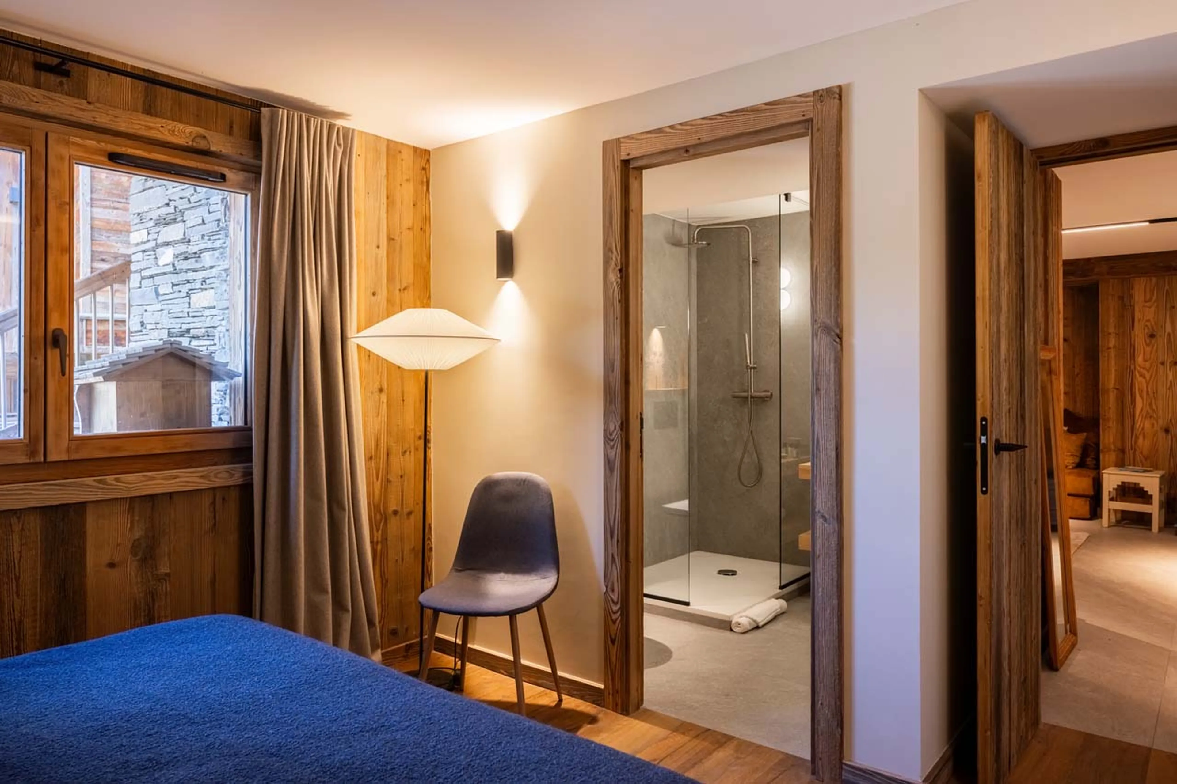 Shower room acess at Chalet L'Orchidée in Meribel