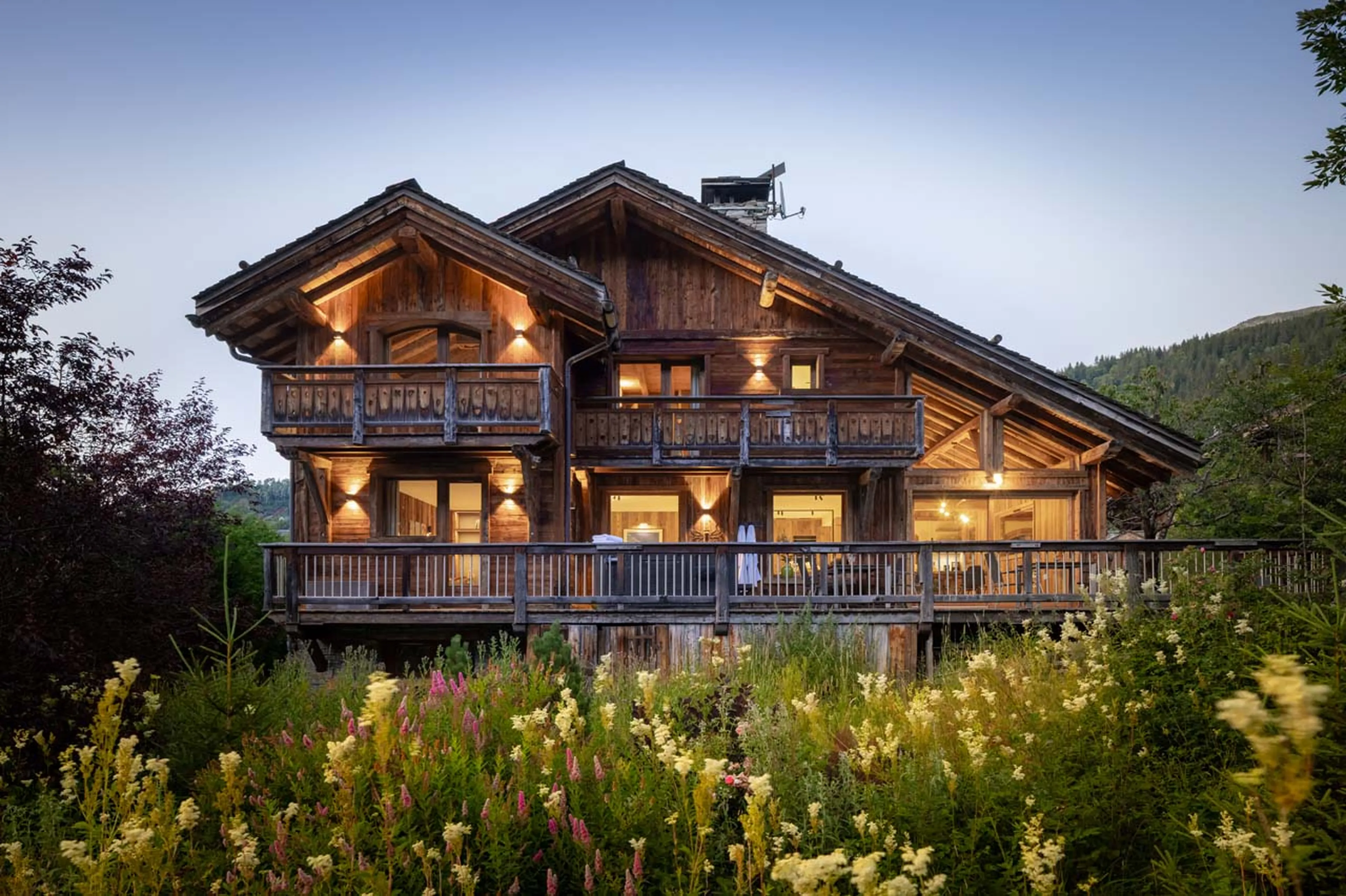 Exterior of Chalet L'Orchidée in Meribel