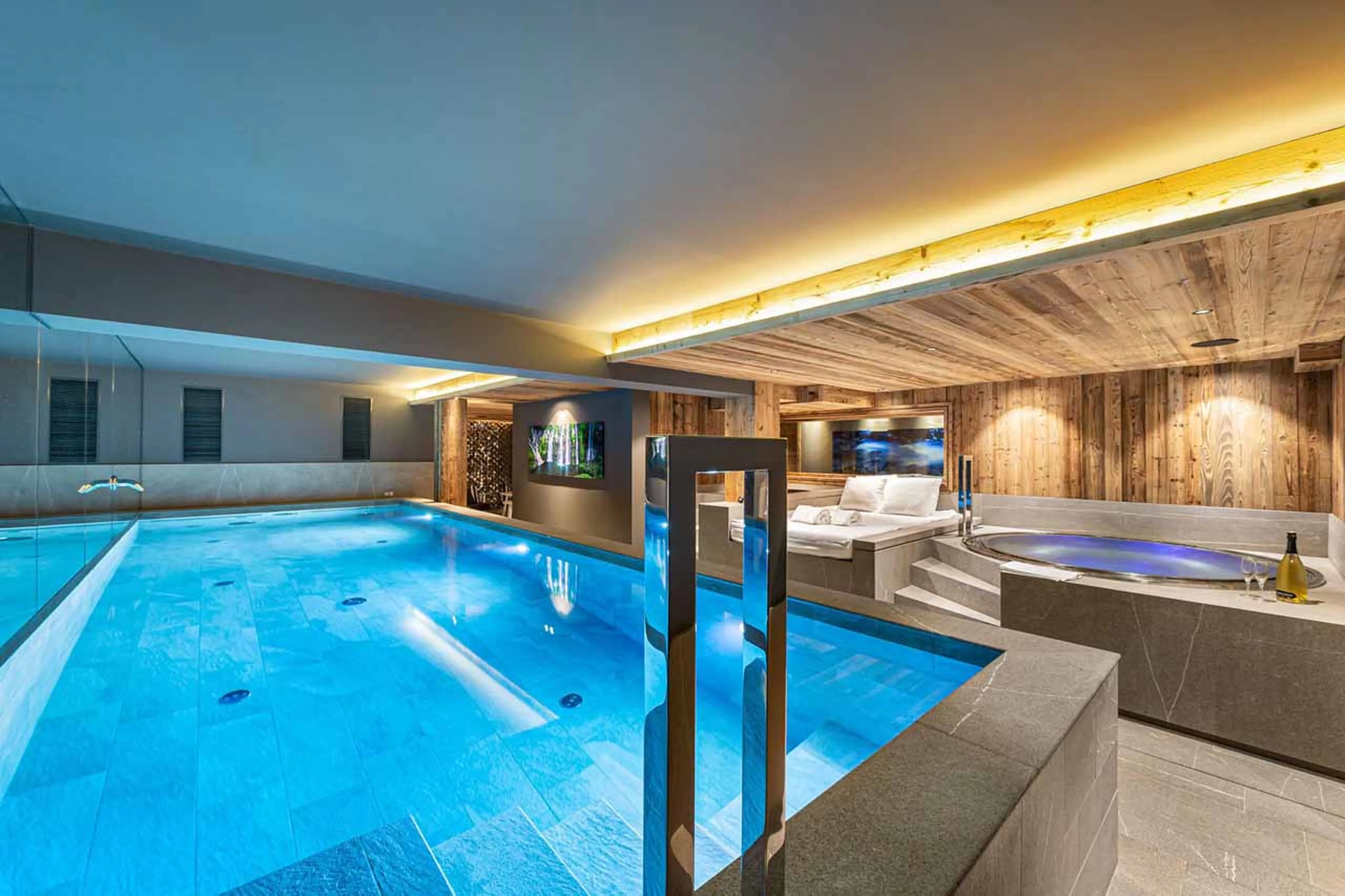 Spa area at Chalet Orcia in Megeve