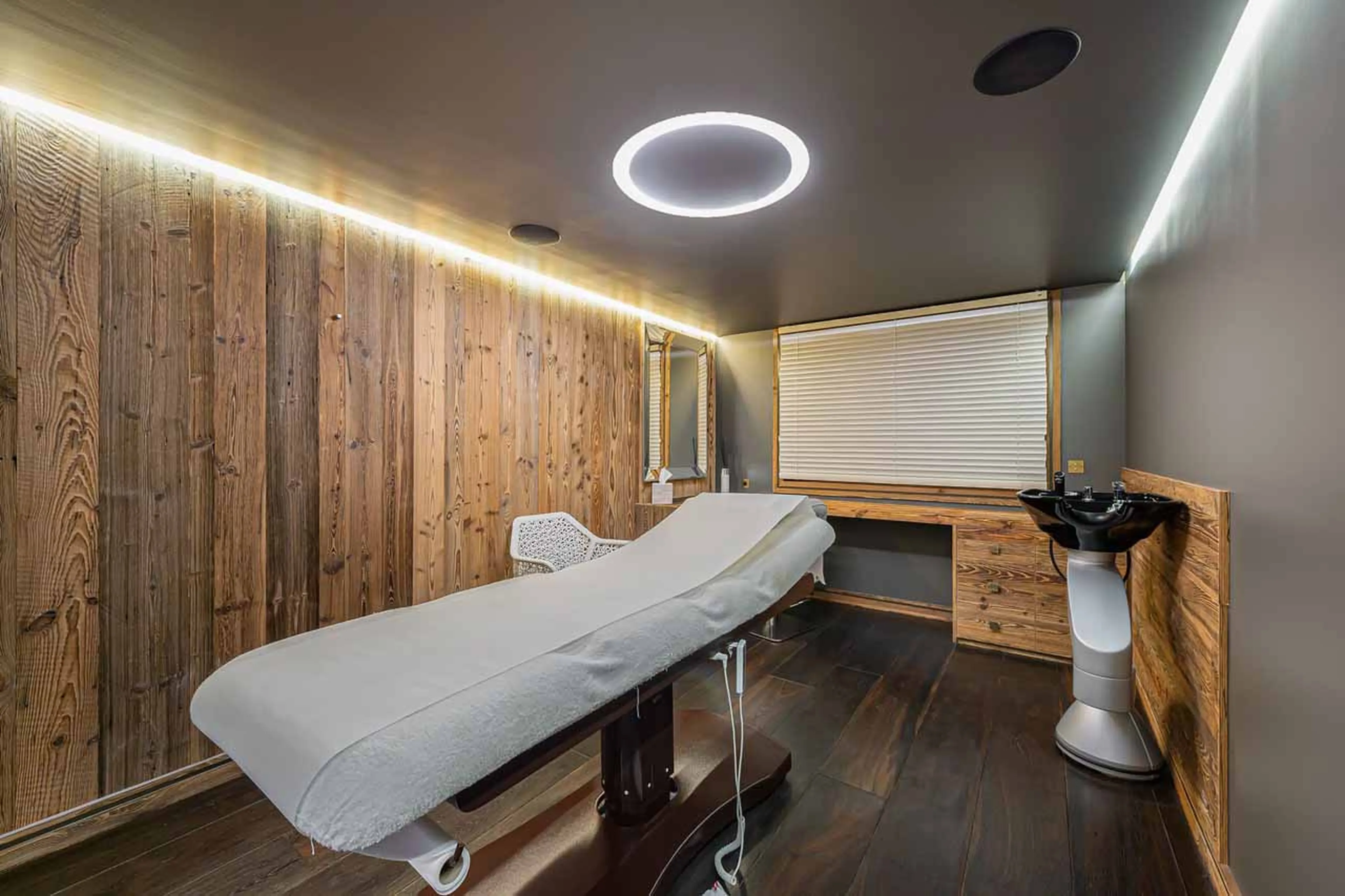 Massage room at Chalet Orcia in Megeve