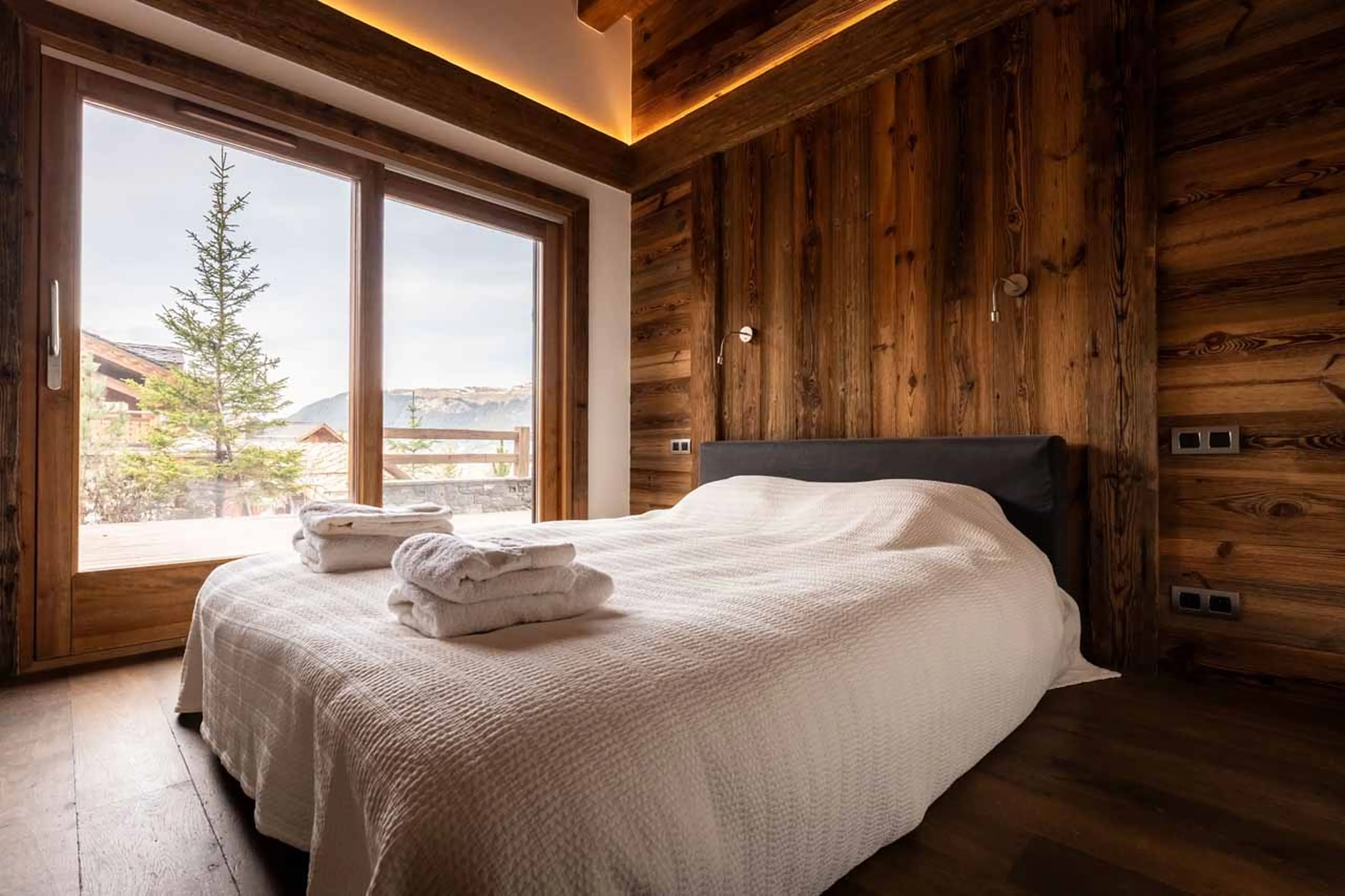Bedroom 2 at Chalet Orrana in Courchevel 1550