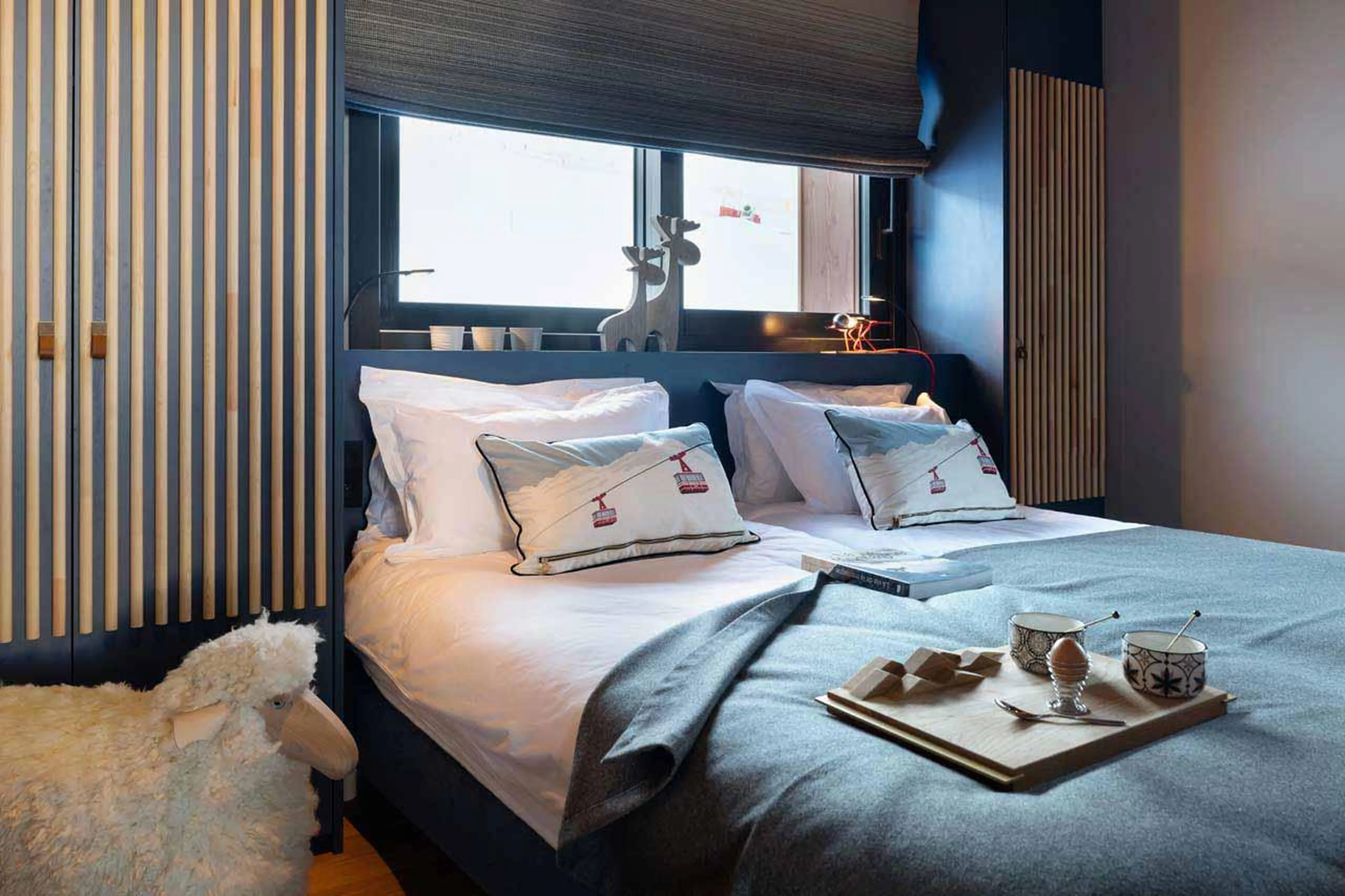 Bedroom five at Chalet Osarcs Mille 8 in Les Arcs