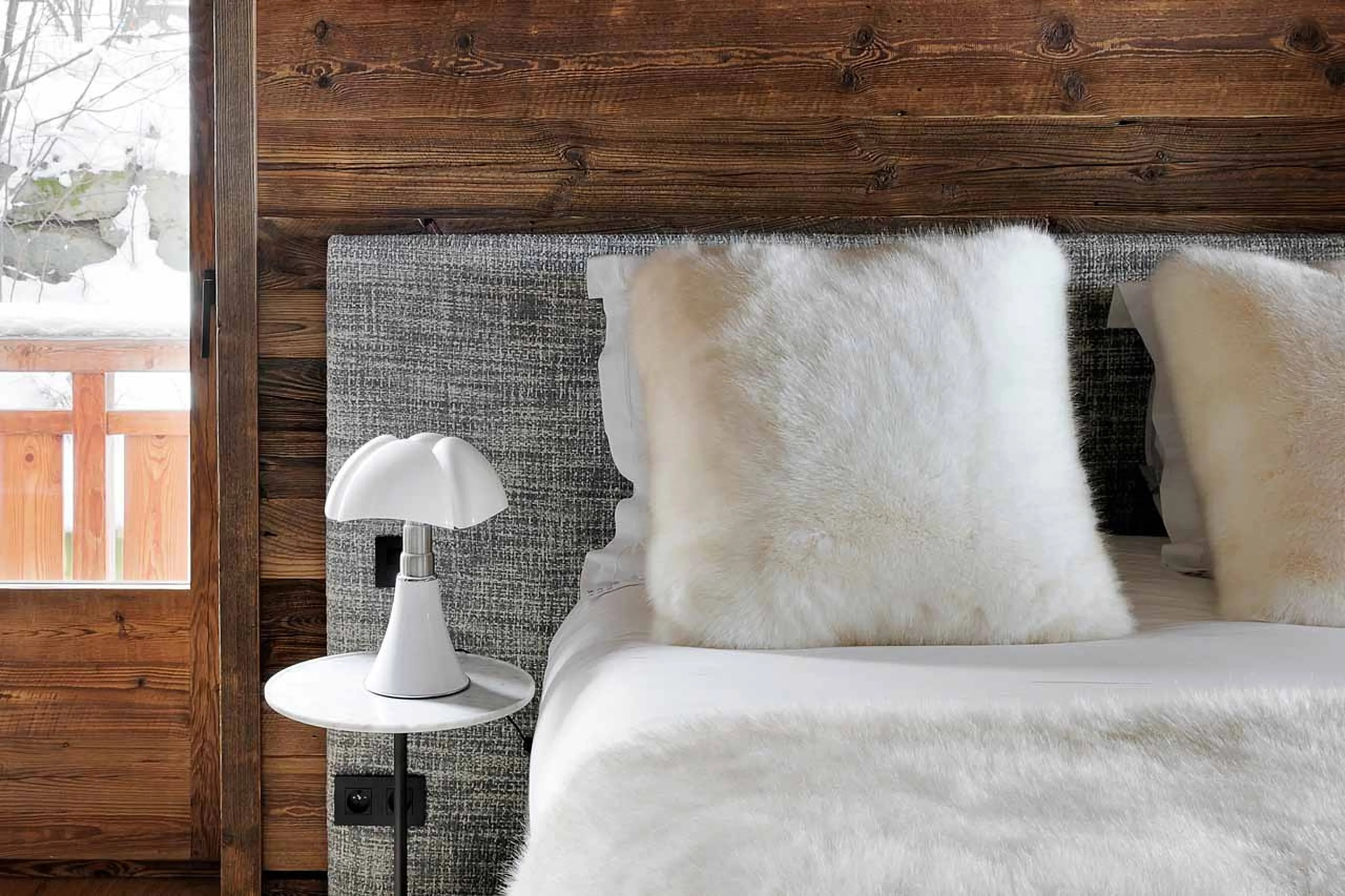 Bedroom two at Chalet Otoctone in Megeve