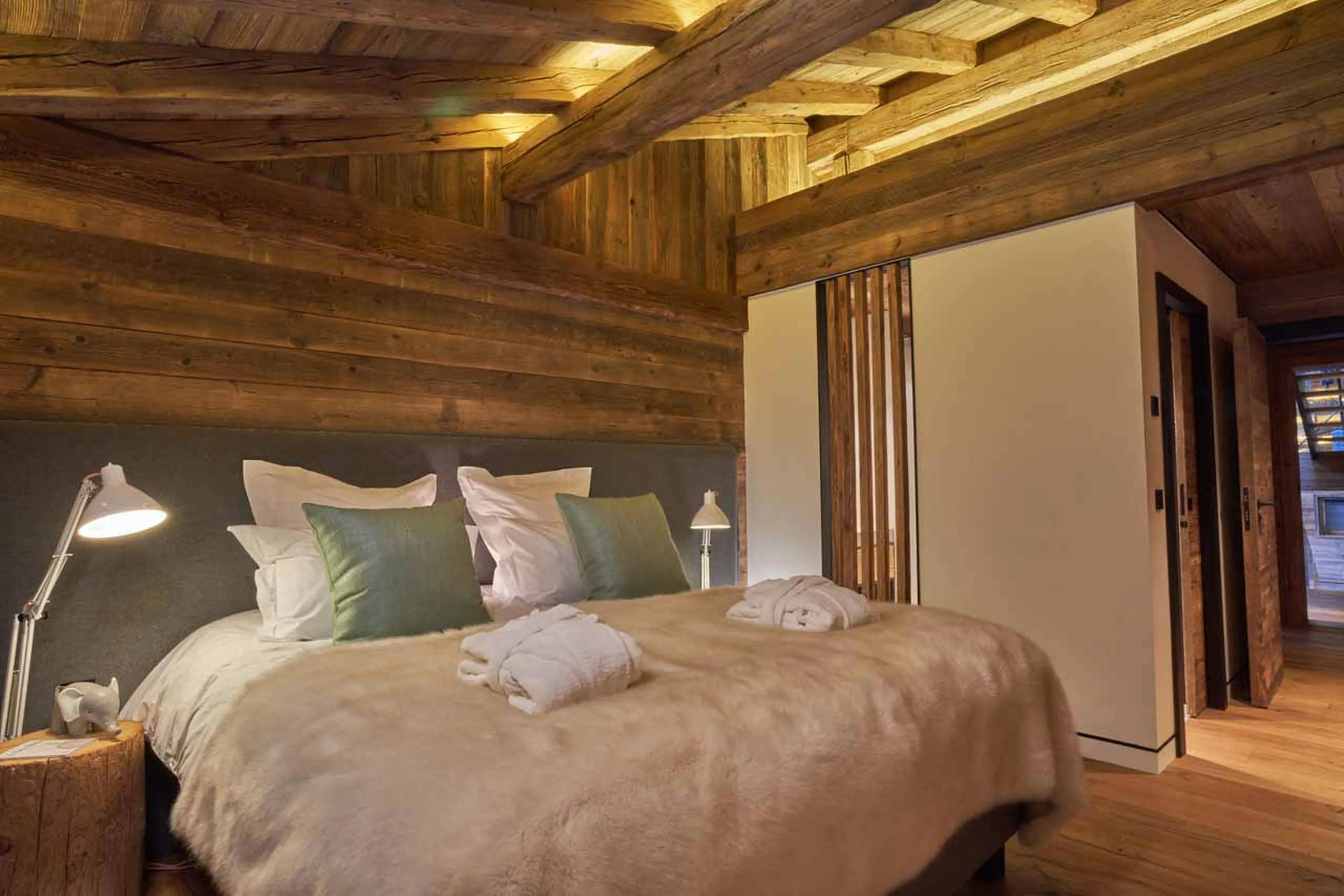 Bedroom seven at Chalet Otoctone in Megeve