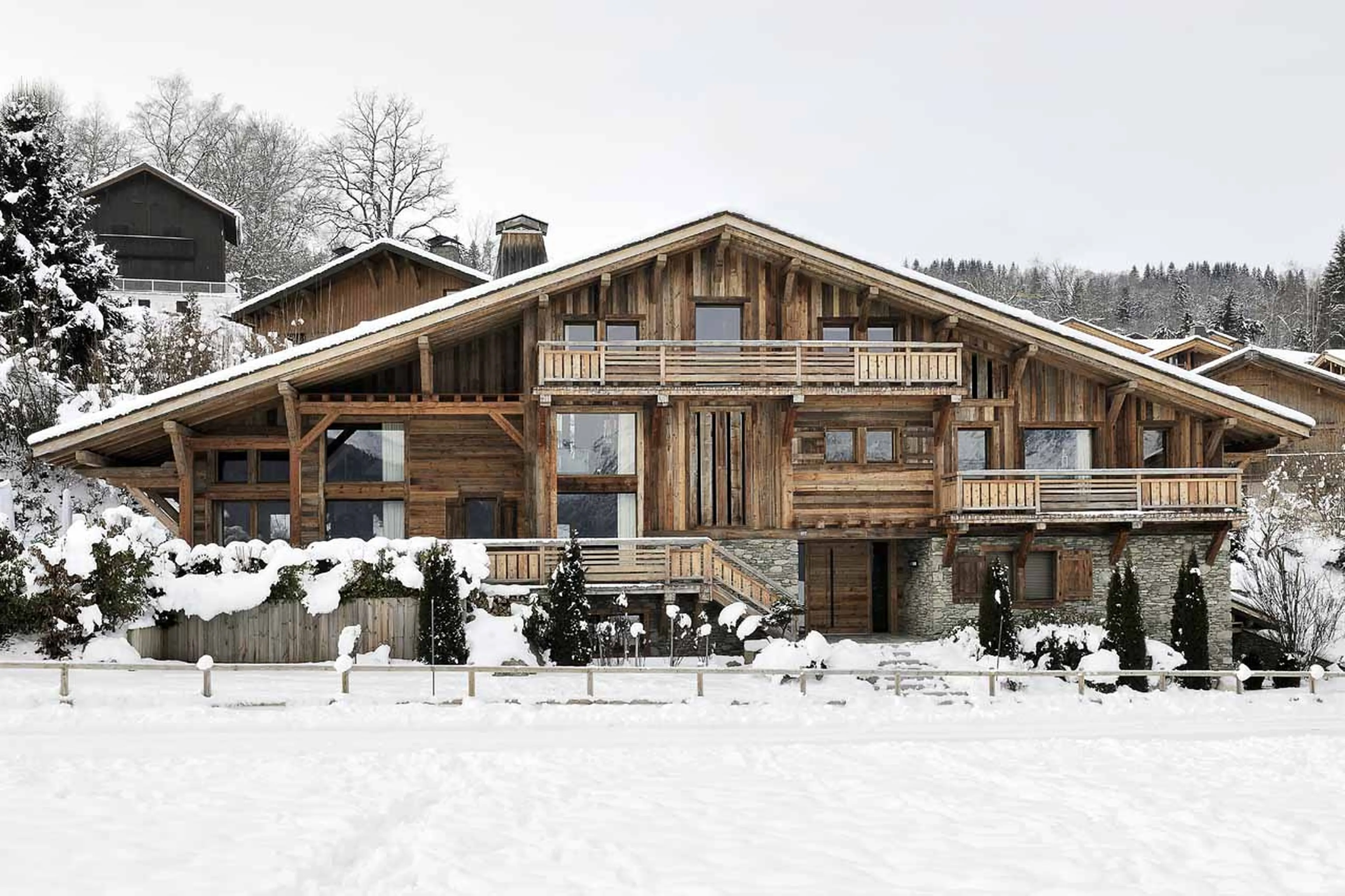 Exterior of Chalet Otoctone in Megeve