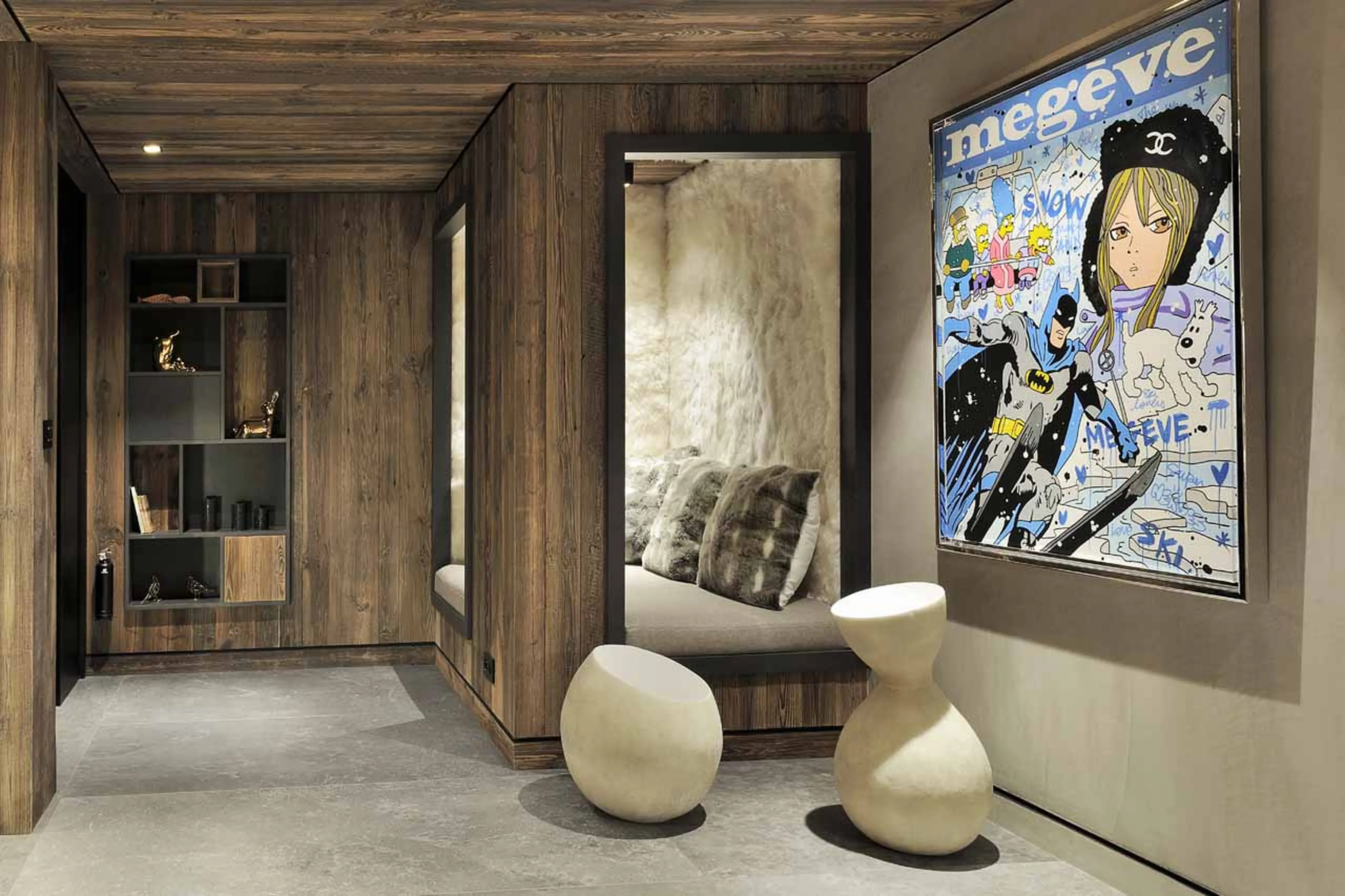 Spa area at Chalet Otoctone in Megeve