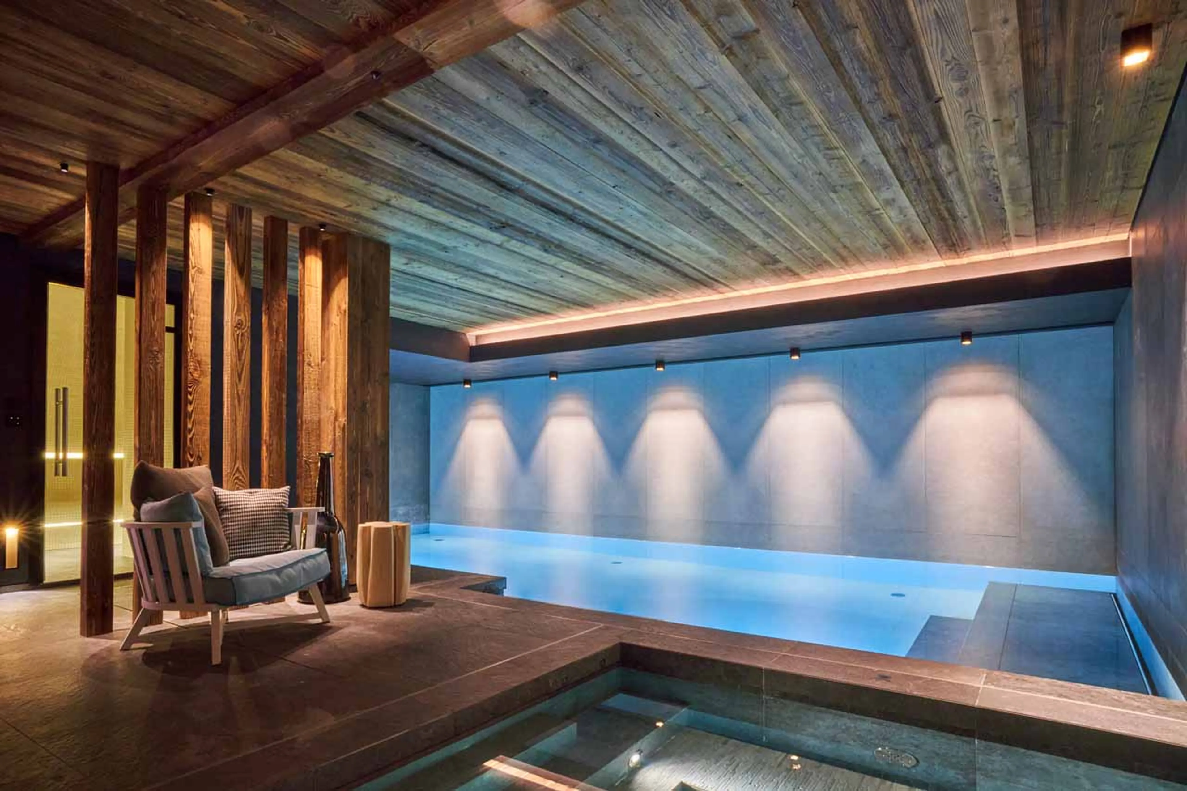 Pool at Chalet Otoctone in Megeve