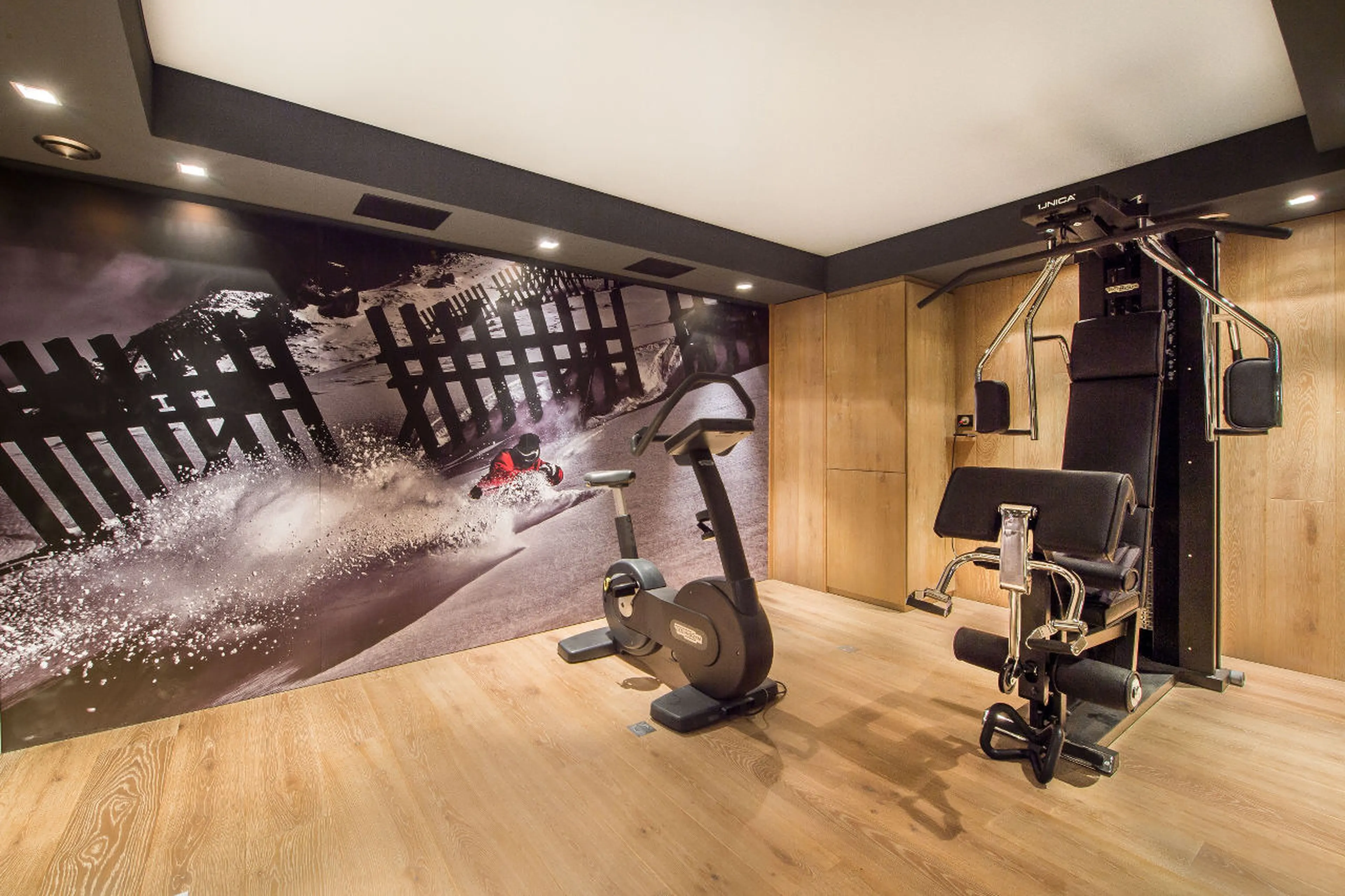 Fitness room in Chalet Overview in Courchevel 1650