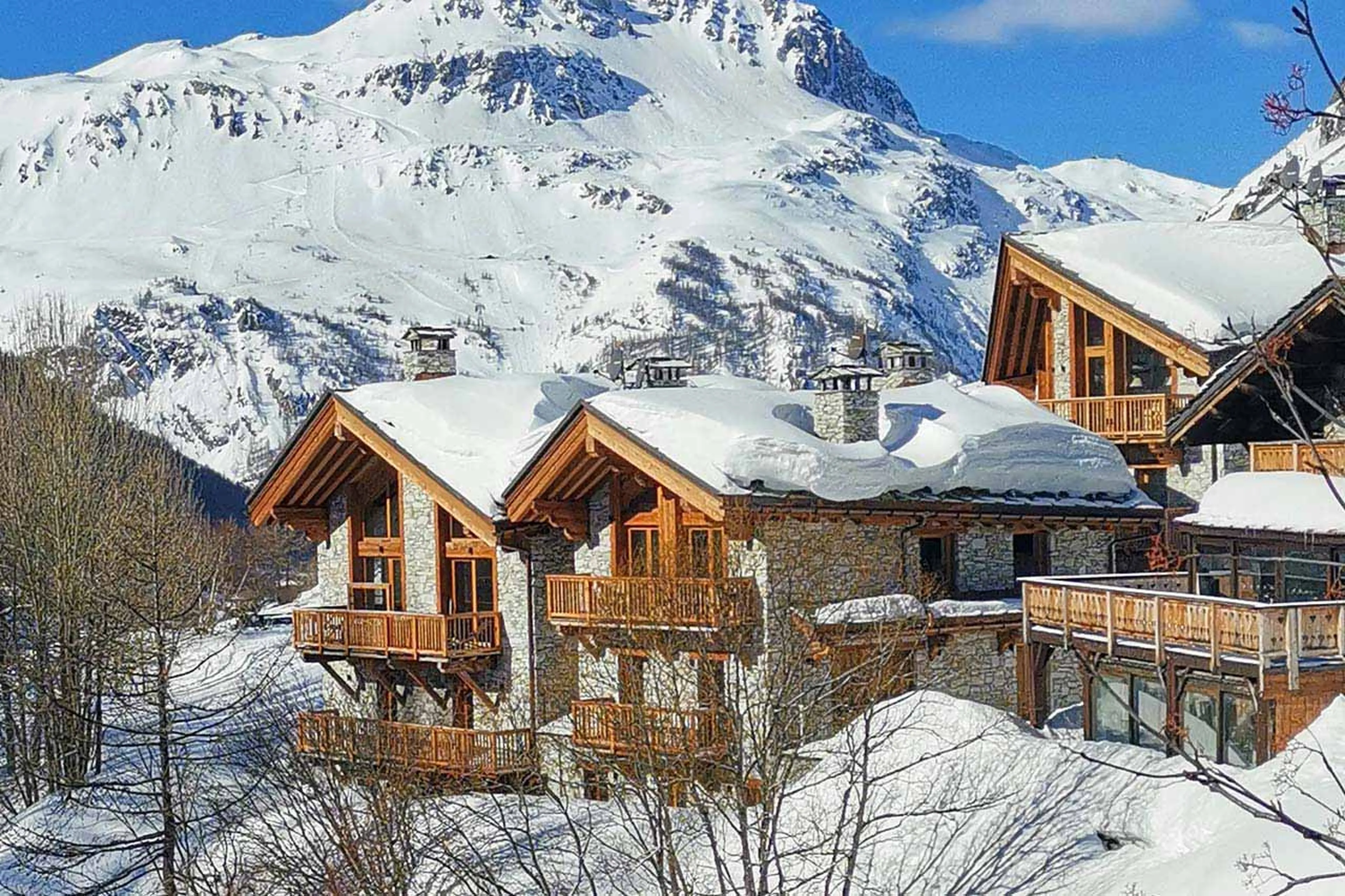 Exterior of Chalet Oxalis in Val d'Isere
