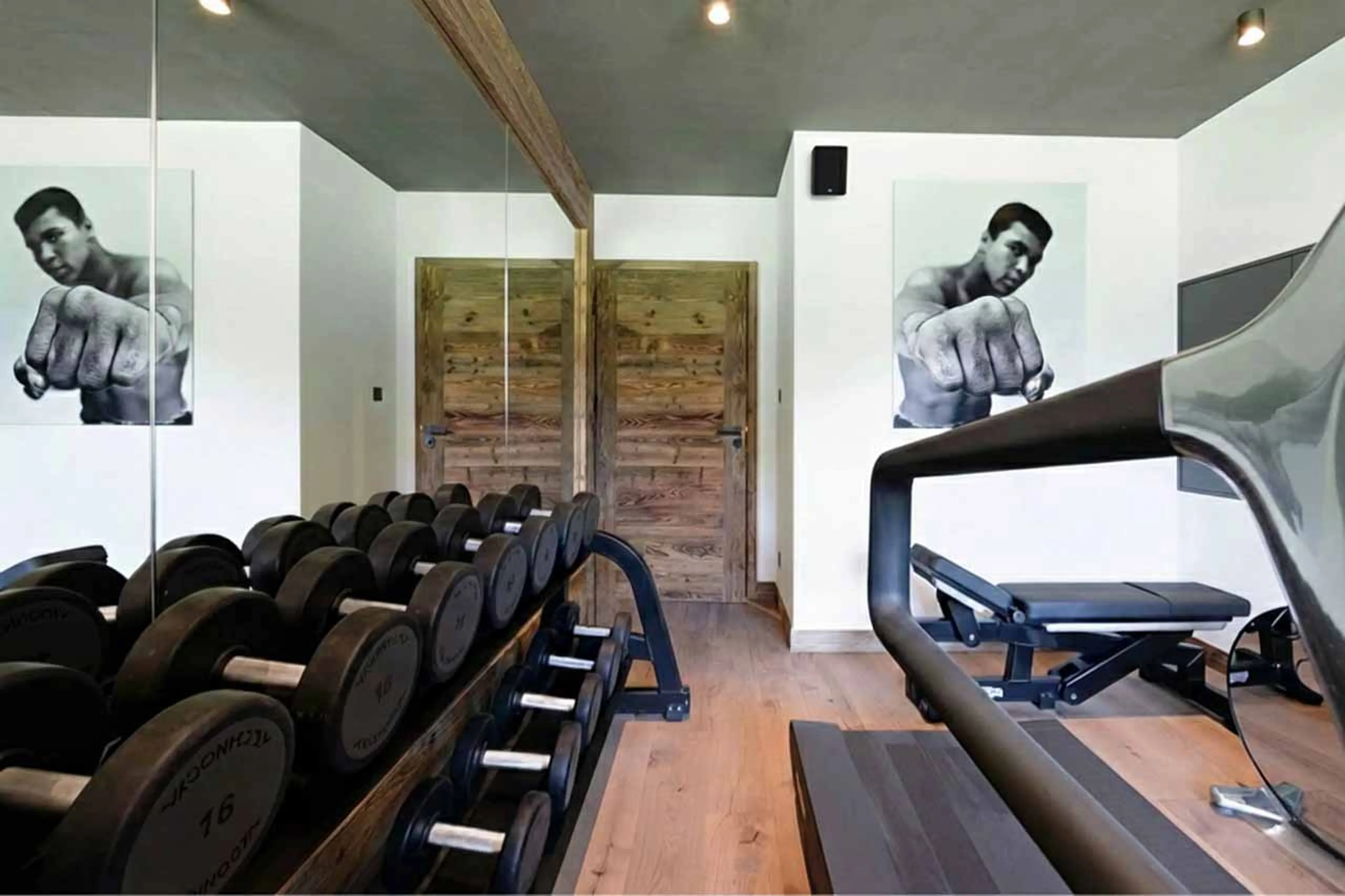 Gym at Chalet Patagonia in Chamonix