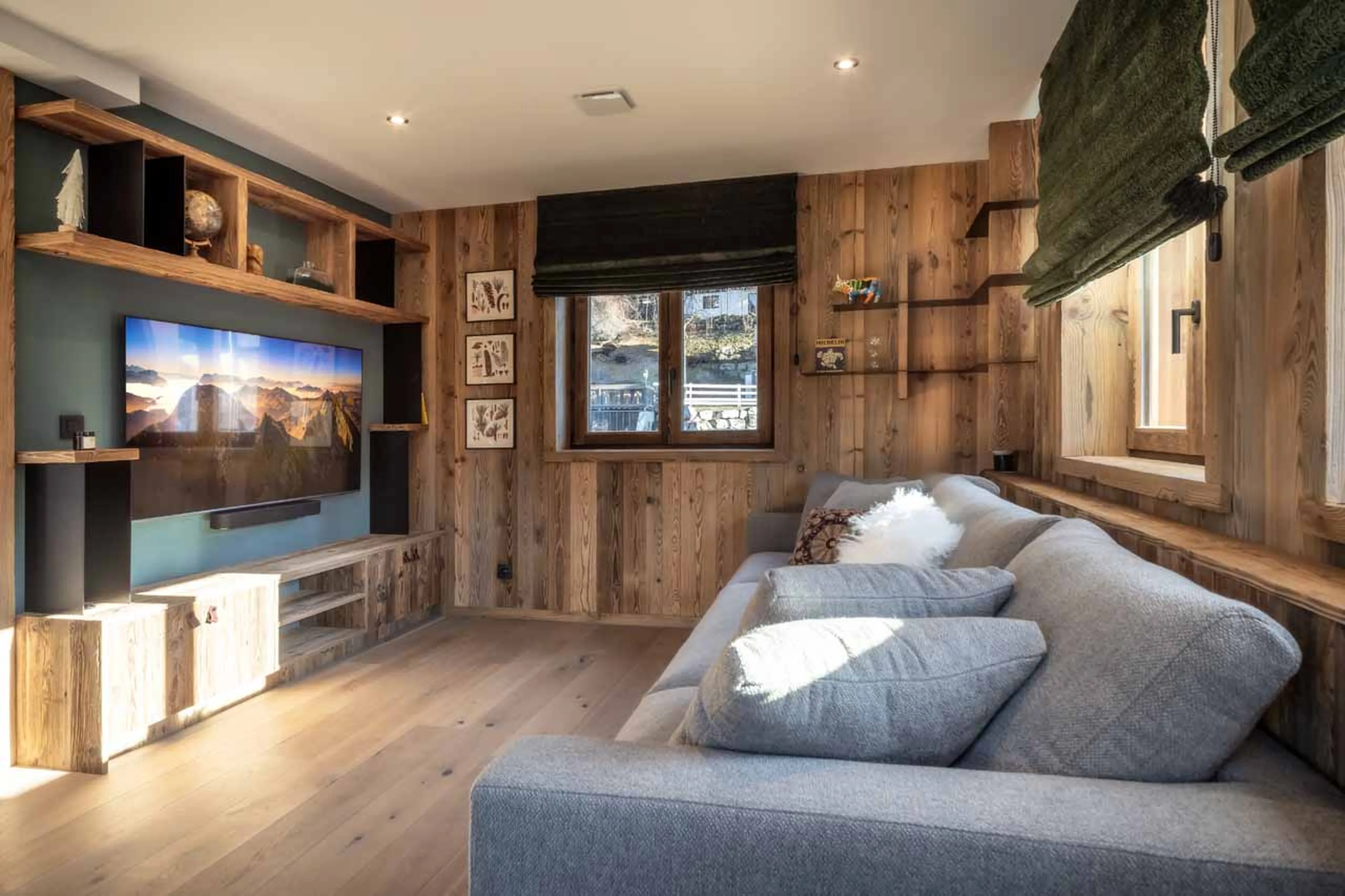 TV snug at Chalet Pavot in Morzine