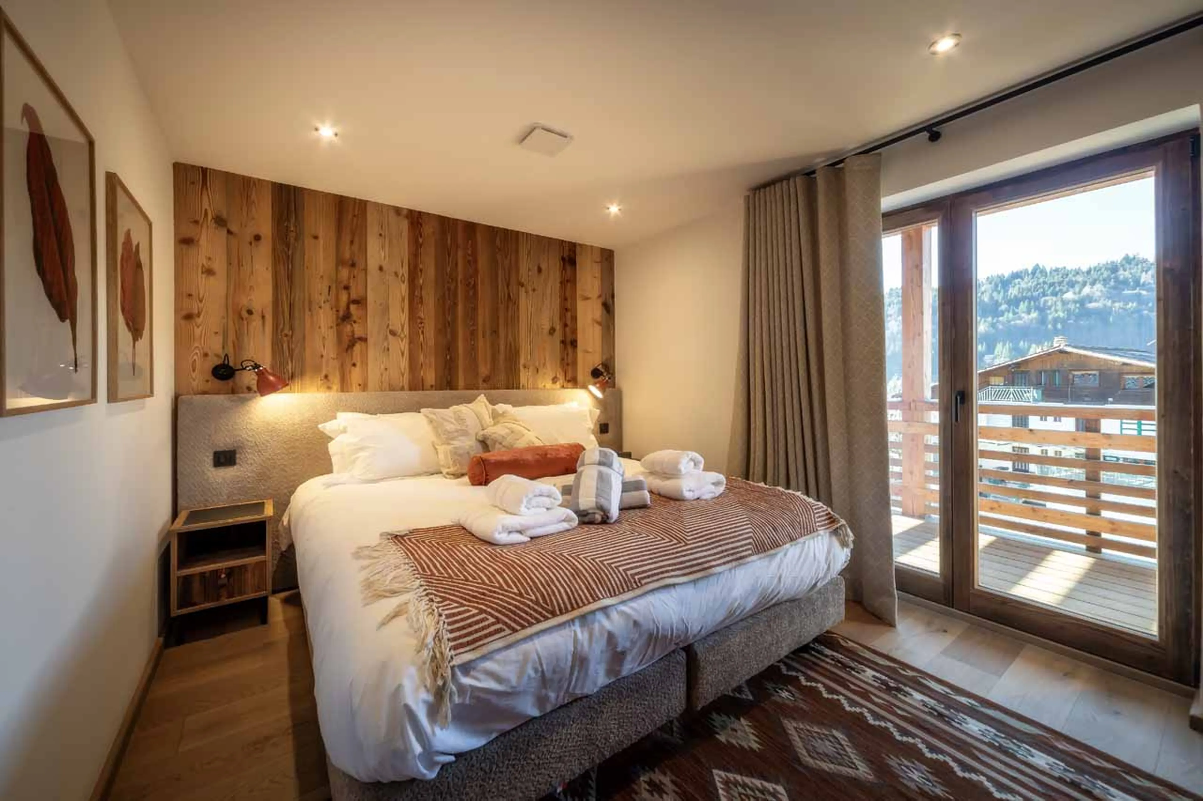Bedroom 3 at Chalet Pavot in Morzine