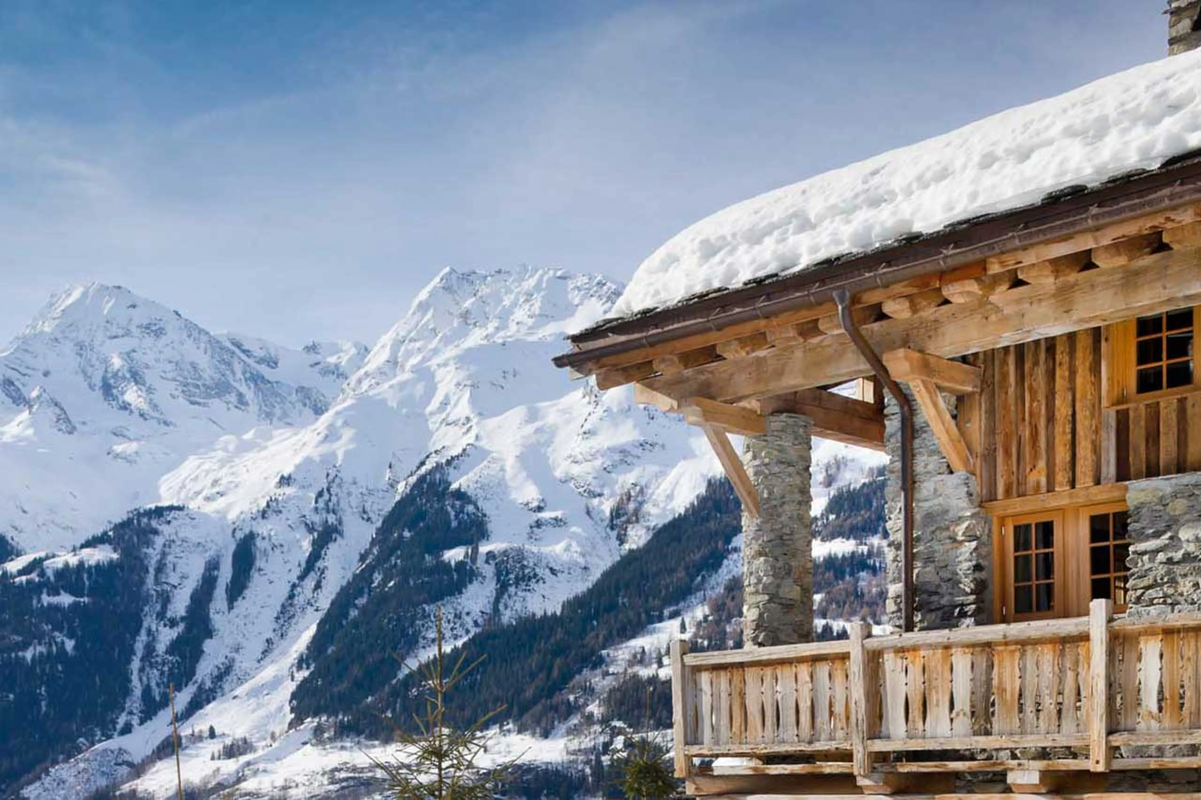 Views from Chalet Pelerin in Le Miroir