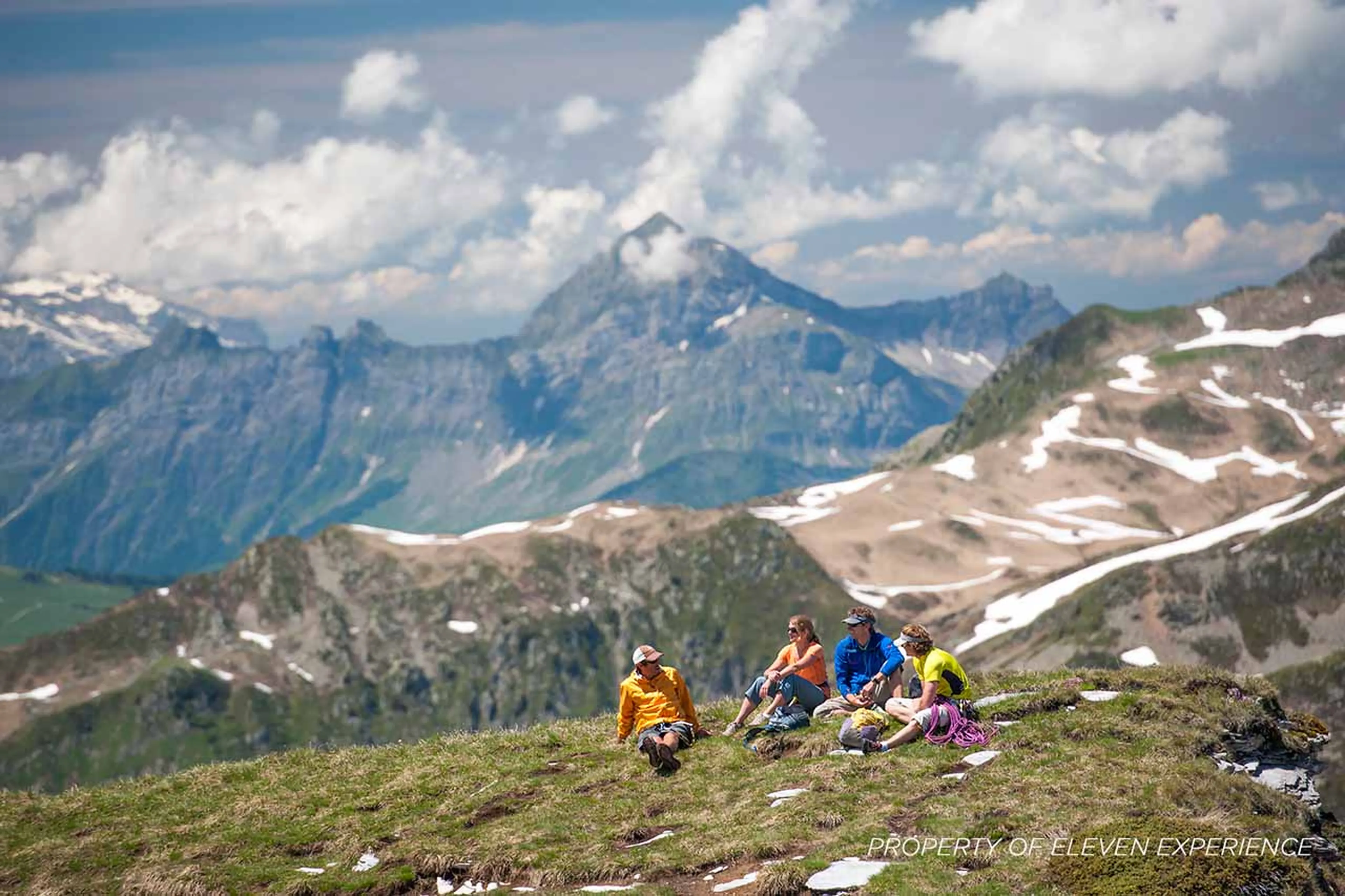 Family holiday in Le Miroir in summer