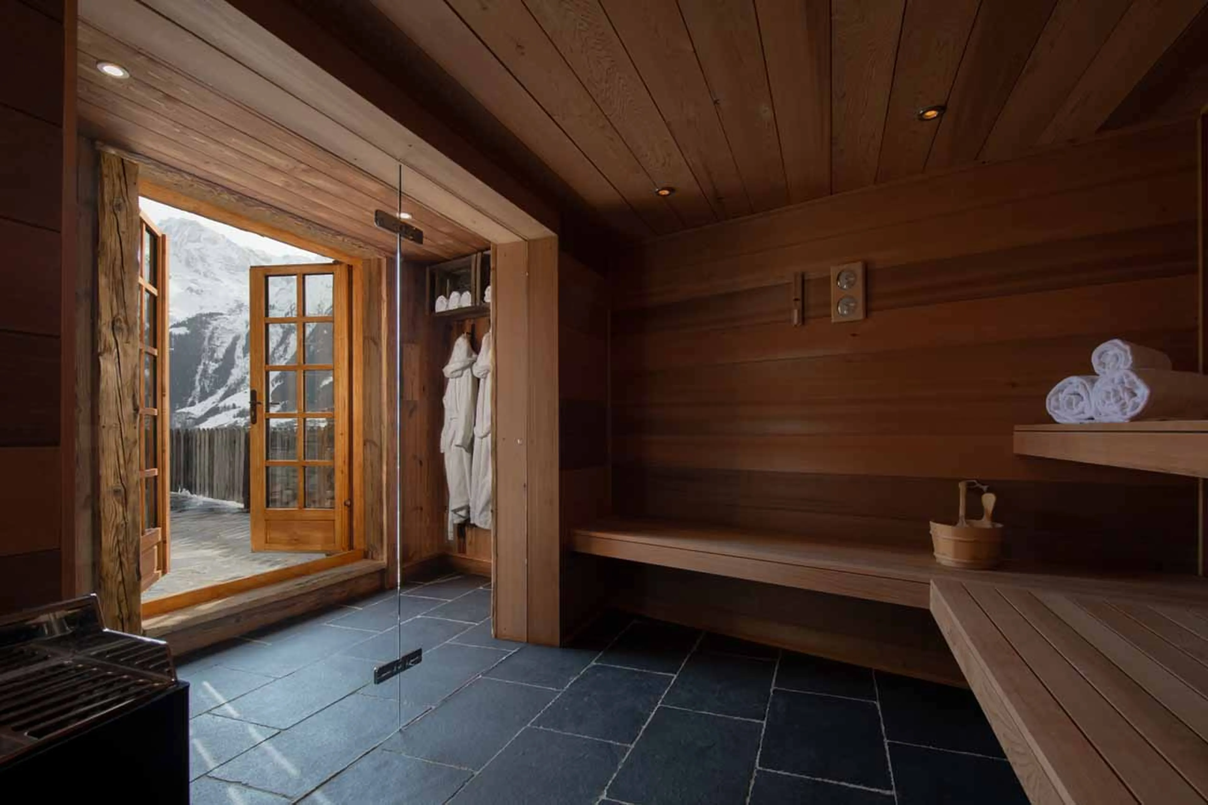 Sauna at Chalet Pelerin in Le Miroir